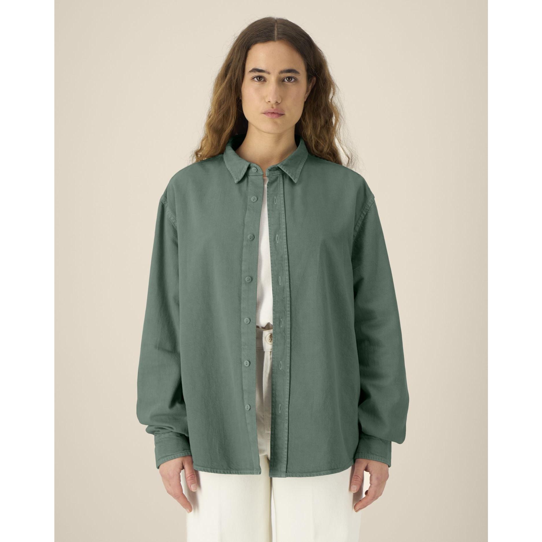 Cămașă unisex Worker G. Dyed Green Bay XS