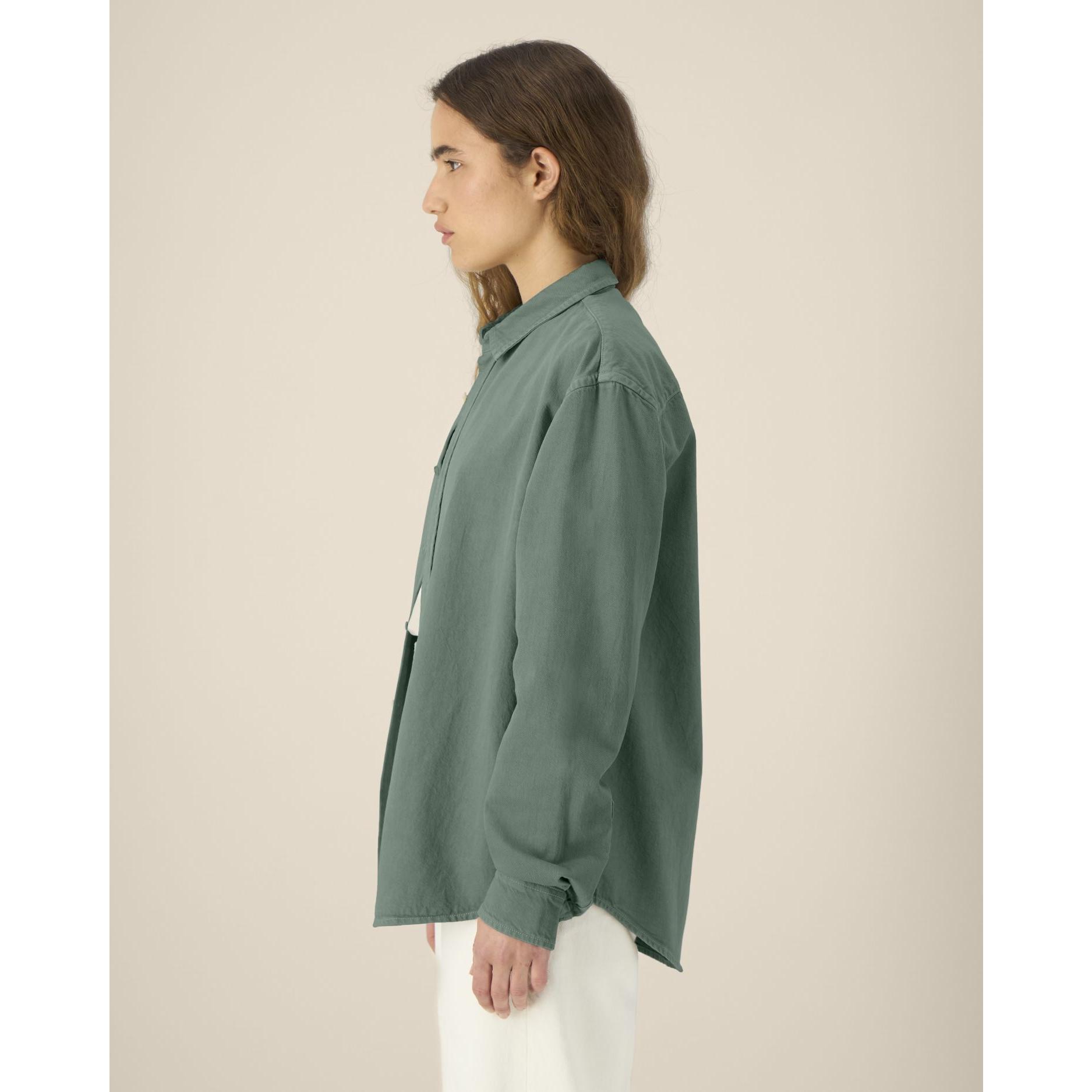 Cămașă unisex Worker G. Dyed Green Bay XS