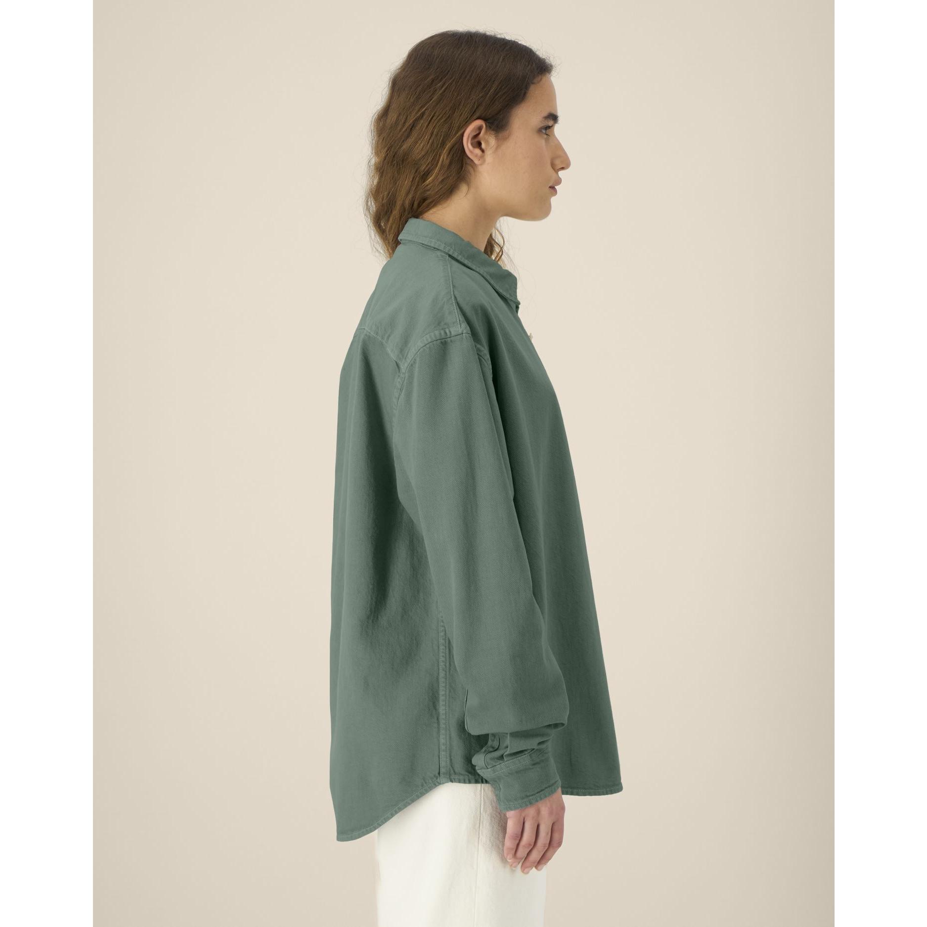 Cămașă unisex Worker G. Dyed Green Bay XS