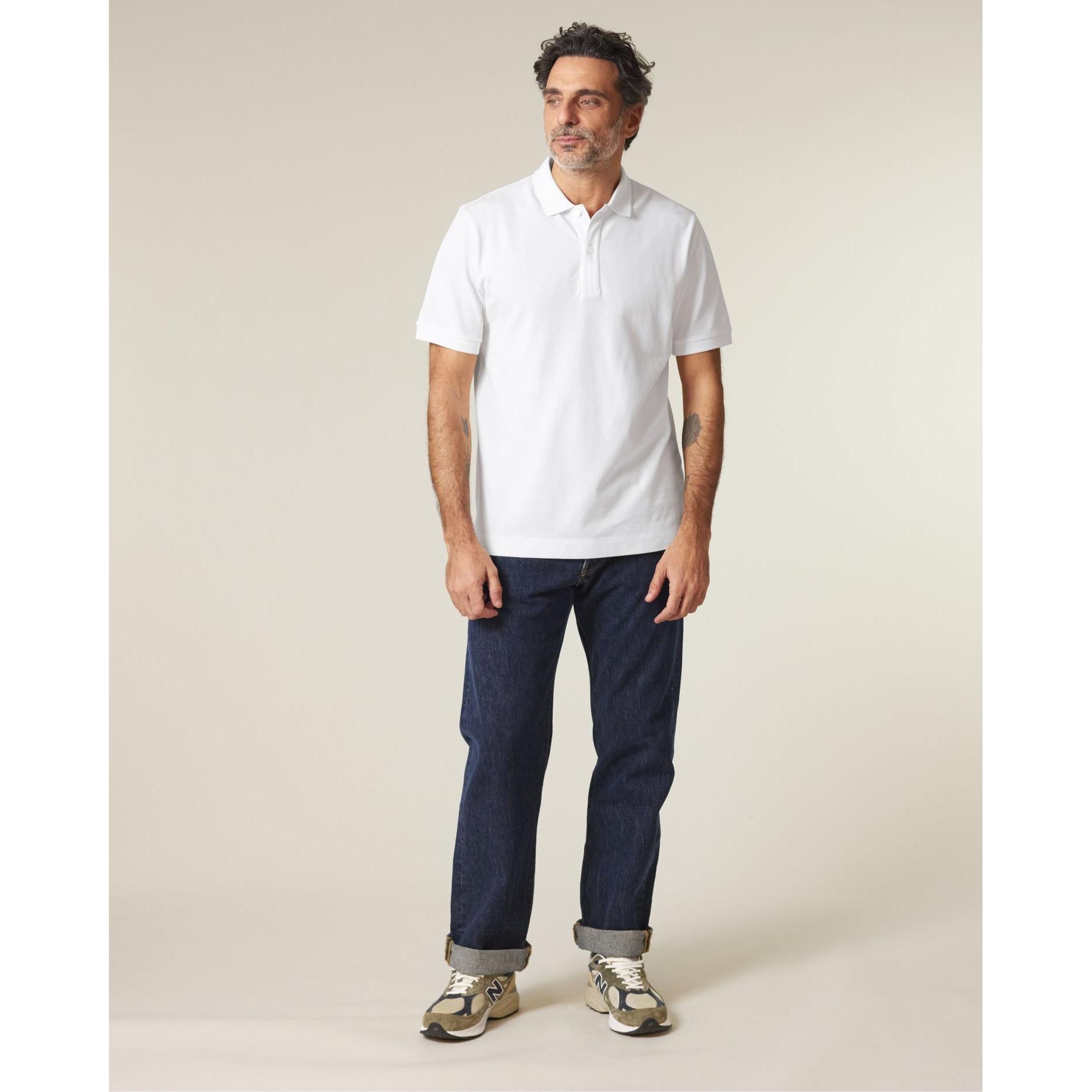 Tricou polo unisex Prepster 2.0 White 2XS