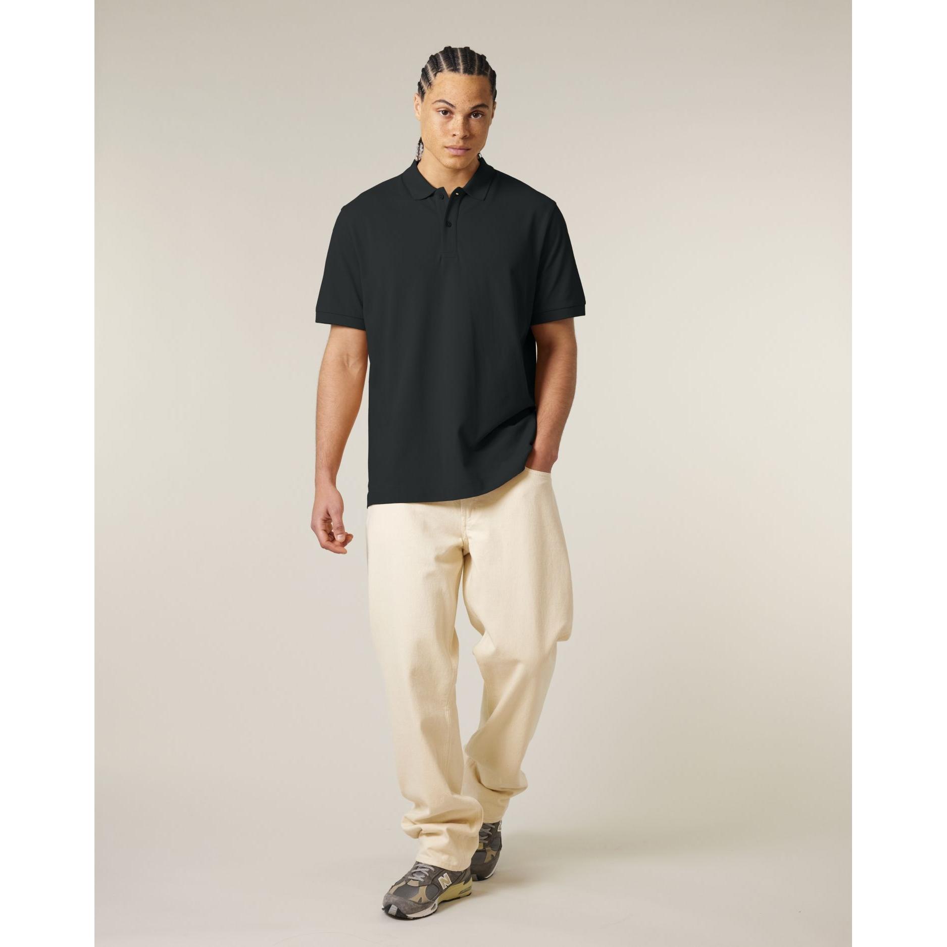 Tricou polo unisex Prepster 2.0 Black 2XS