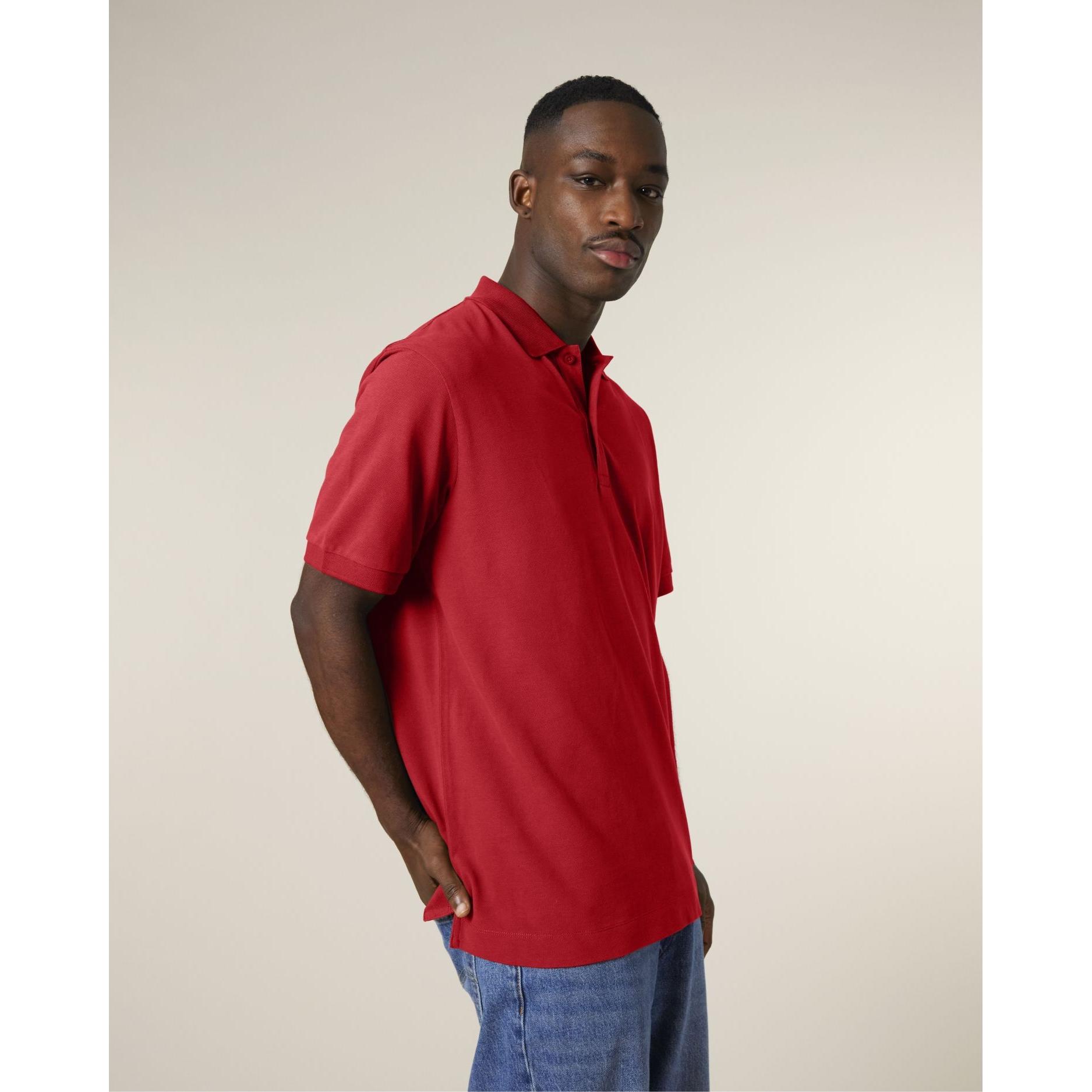 Tricou polo unisex Prepster 2.0 Red 2XS