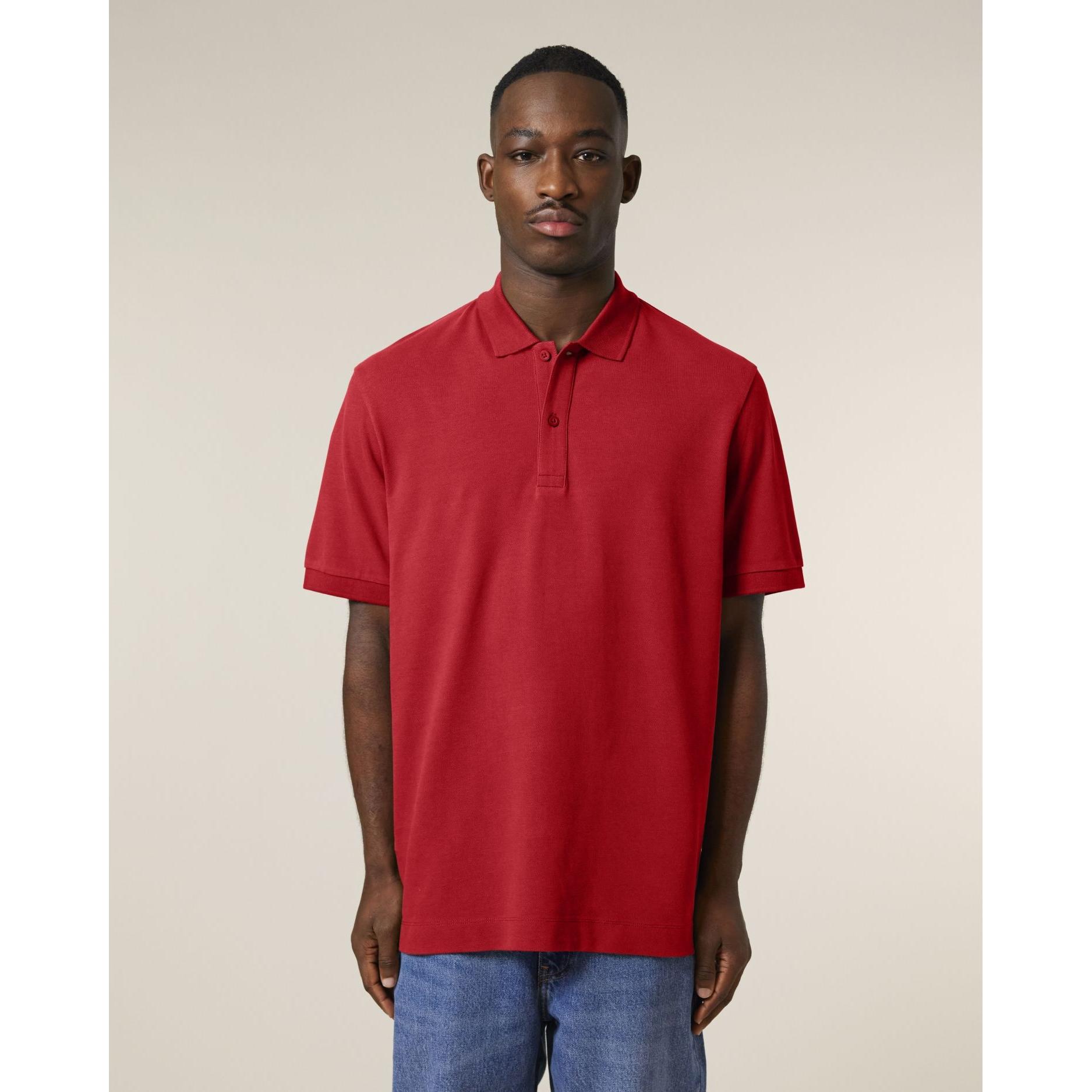 Tricou polo unisex Prepster 2.0 Red 2XS