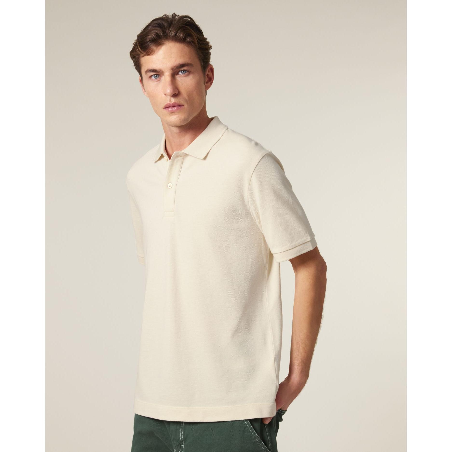 Tricou polo unisex Prepster 2.0 Natural Raw 2XS