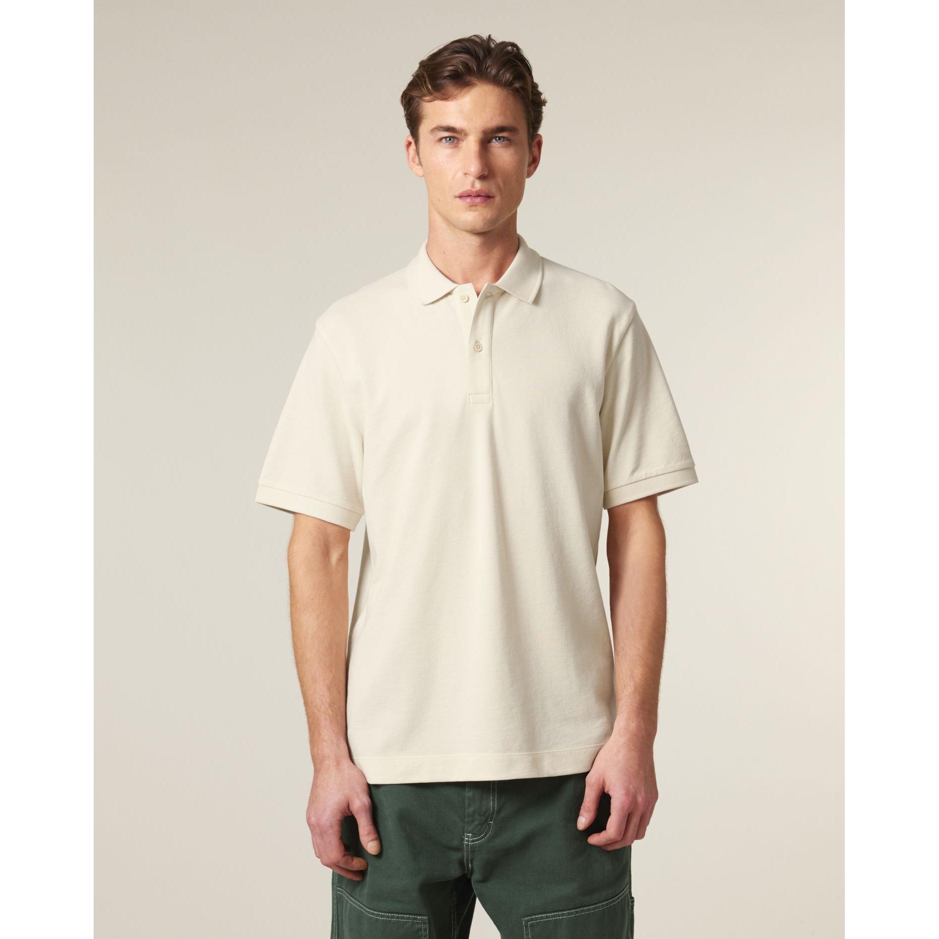 Tricou polo unisex Prepster 2.0 Natural Raw 2XS