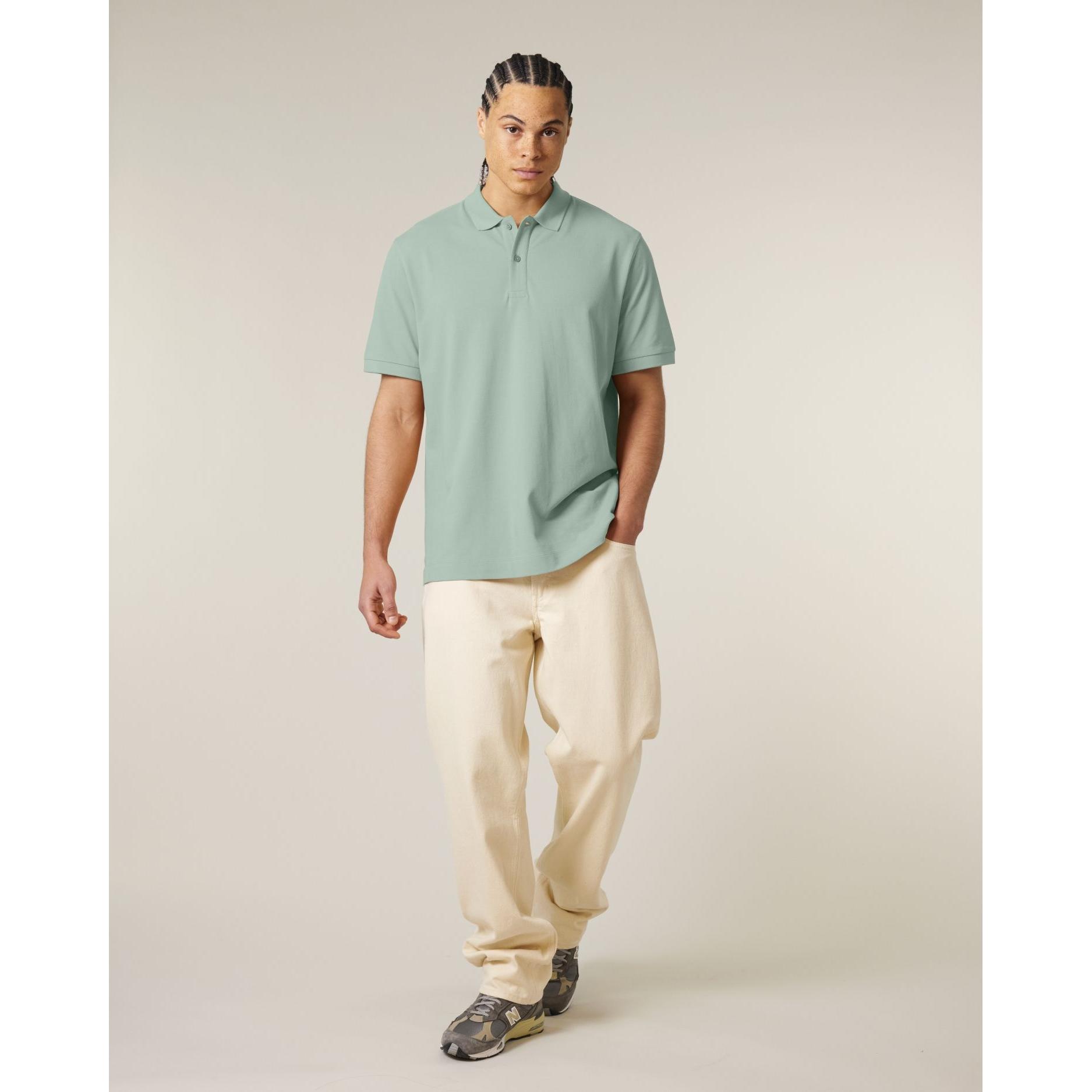 Tricou polo unisex Prepster 2.0 Aloe 2XS