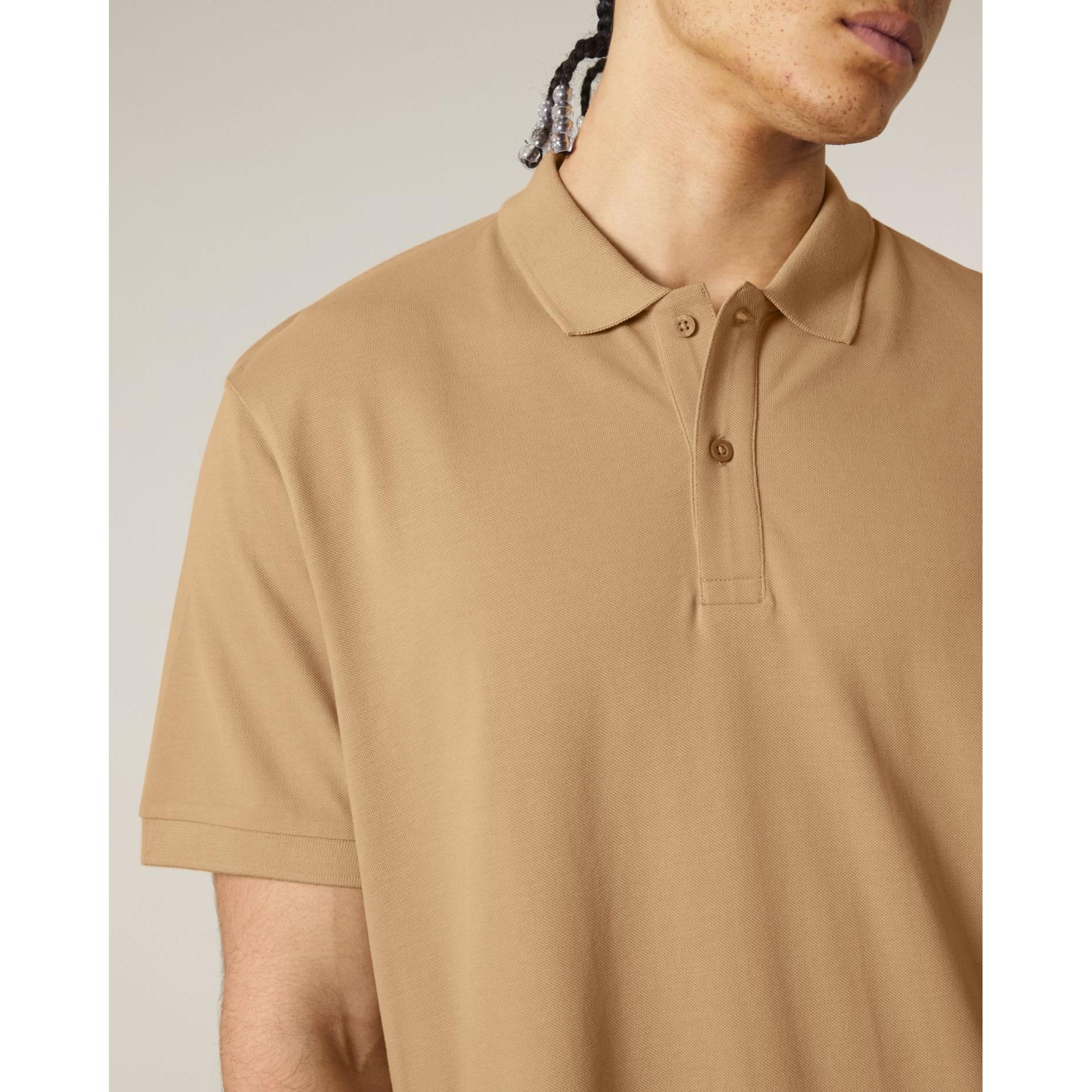 Tricou polo unisex Prepster 2.0 Latte 2XS