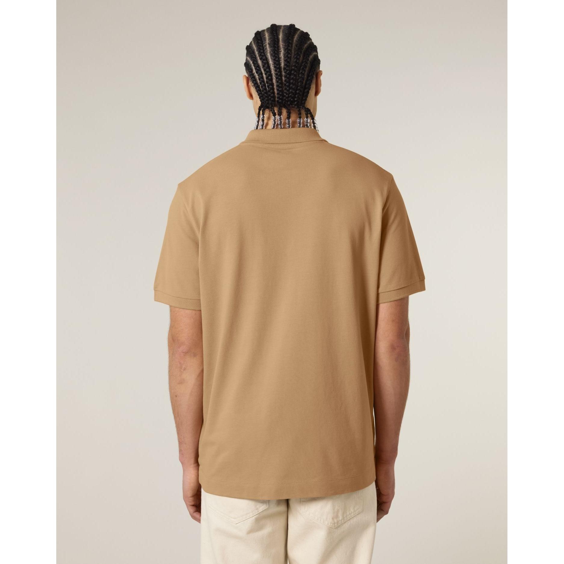 Tricou polo unisex Prepster 2.0 Latte 2XS