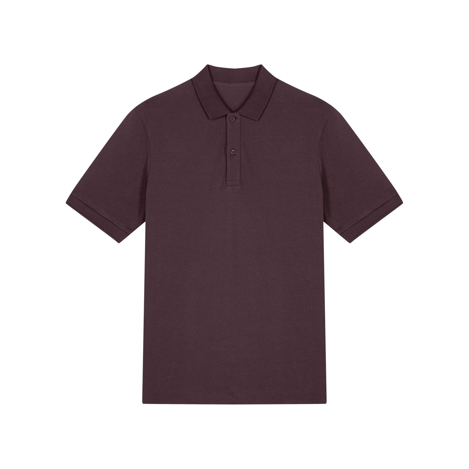 Tricou polo unisex Prepster 2.0 Red Brown 3XL