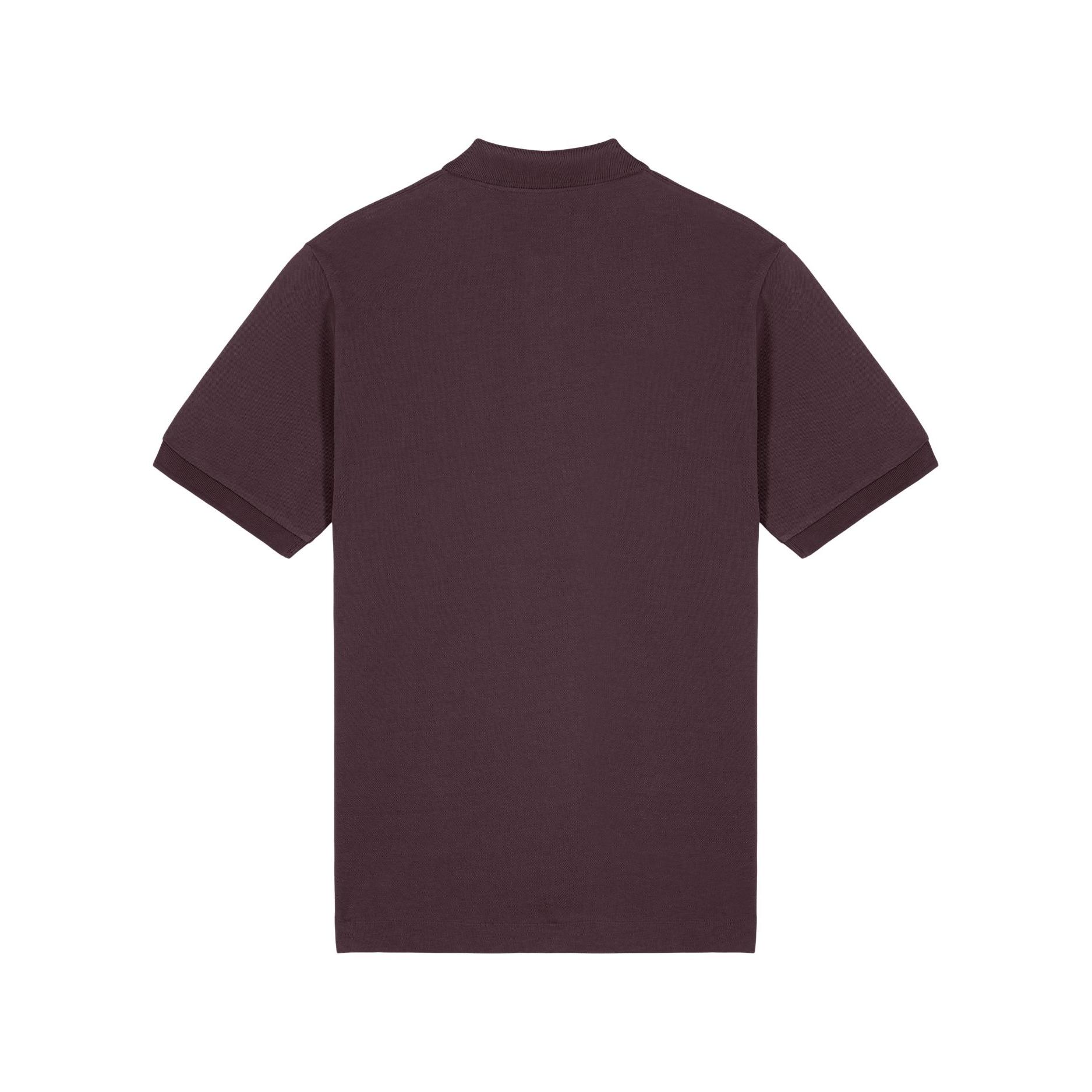 Tricou polo unisex Prepster 2.0 Red Brown 2XS