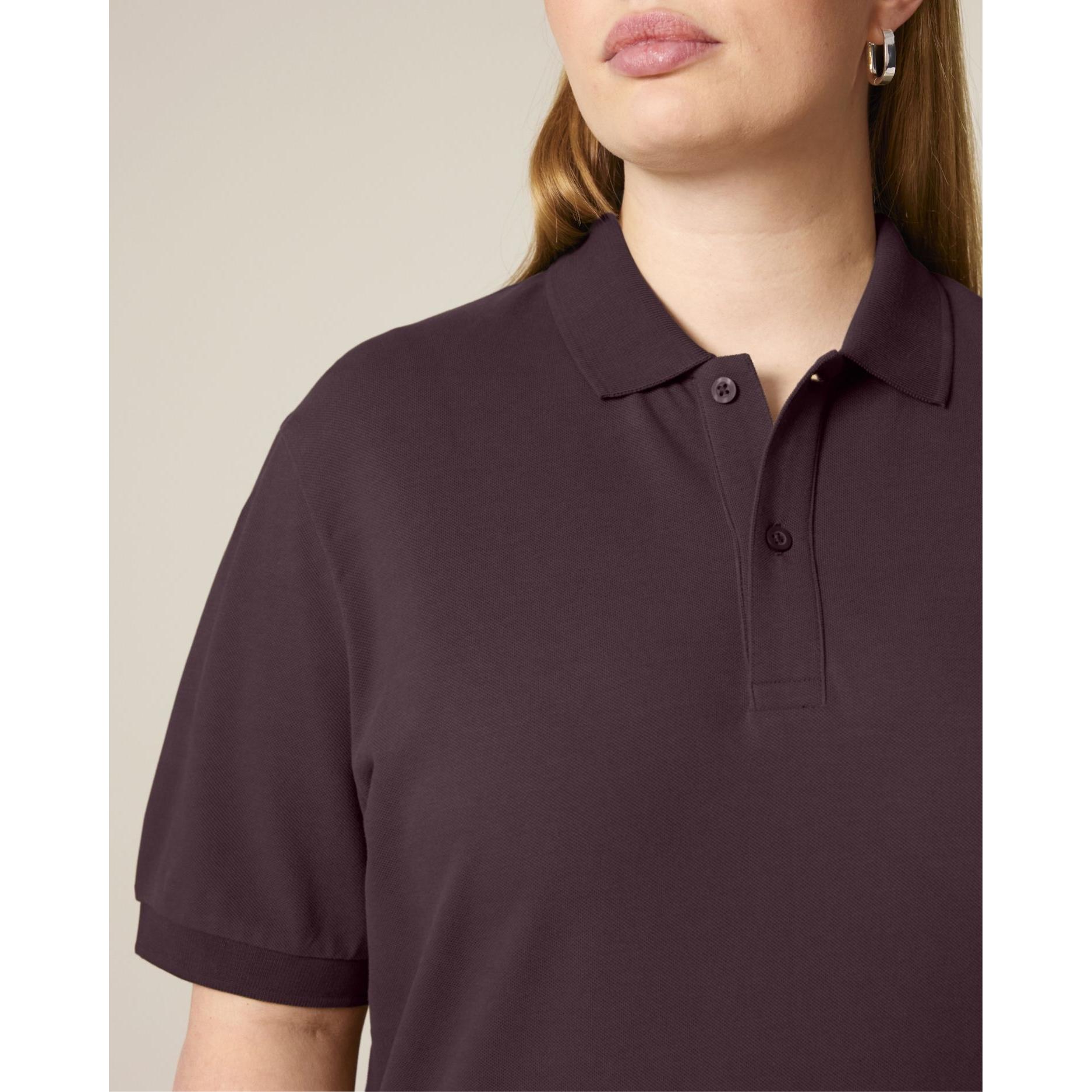 Tricou polo unisex Prepster 2.0 Red Brown 2XS