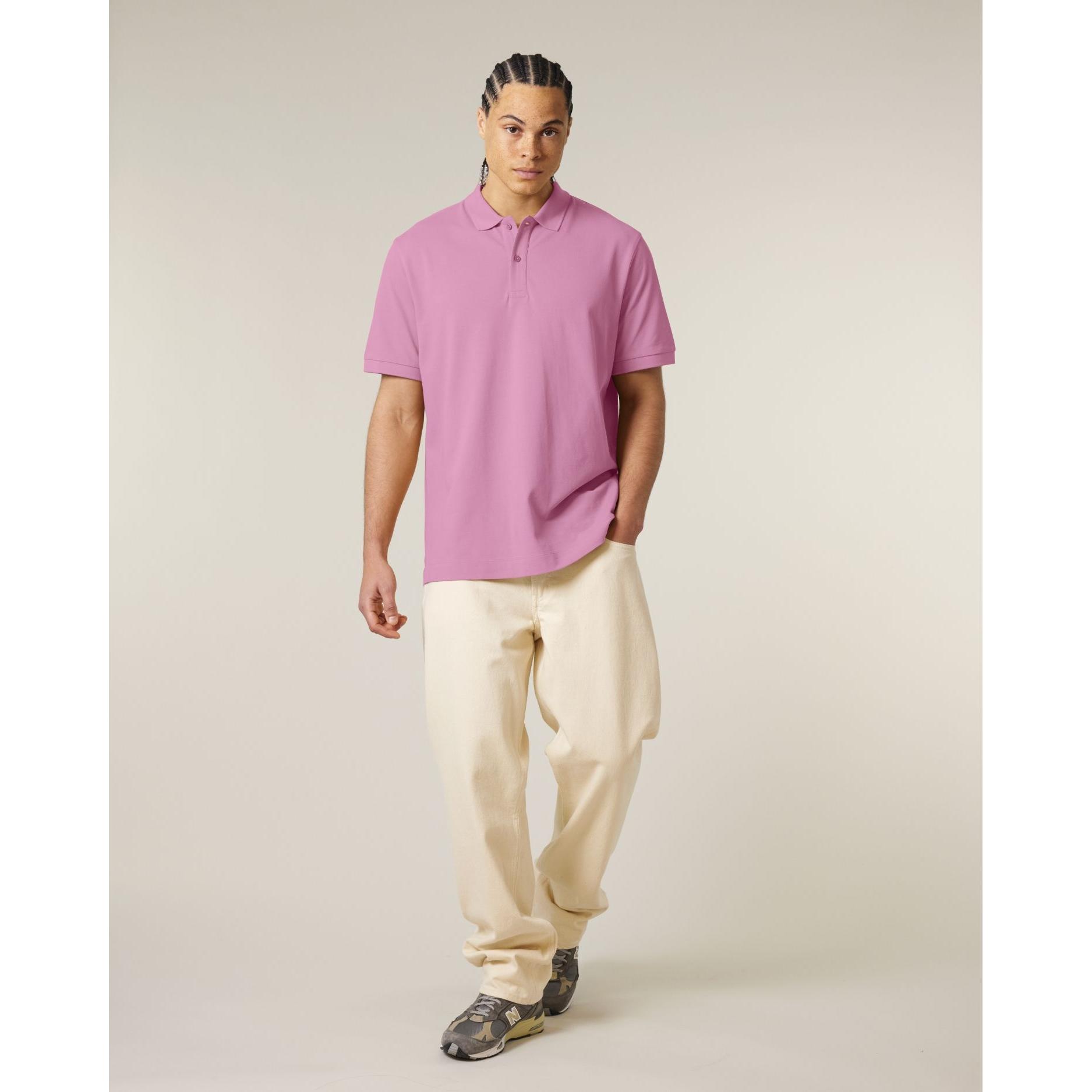 Tricou polo unisex Prepster 2.0 Bubble Pink 2XS