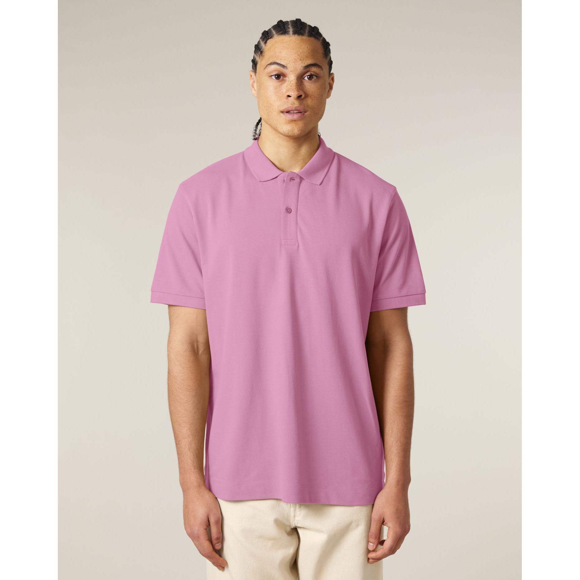Tricou polo unisex Prepster 2.0 Bubble Pink 2XS