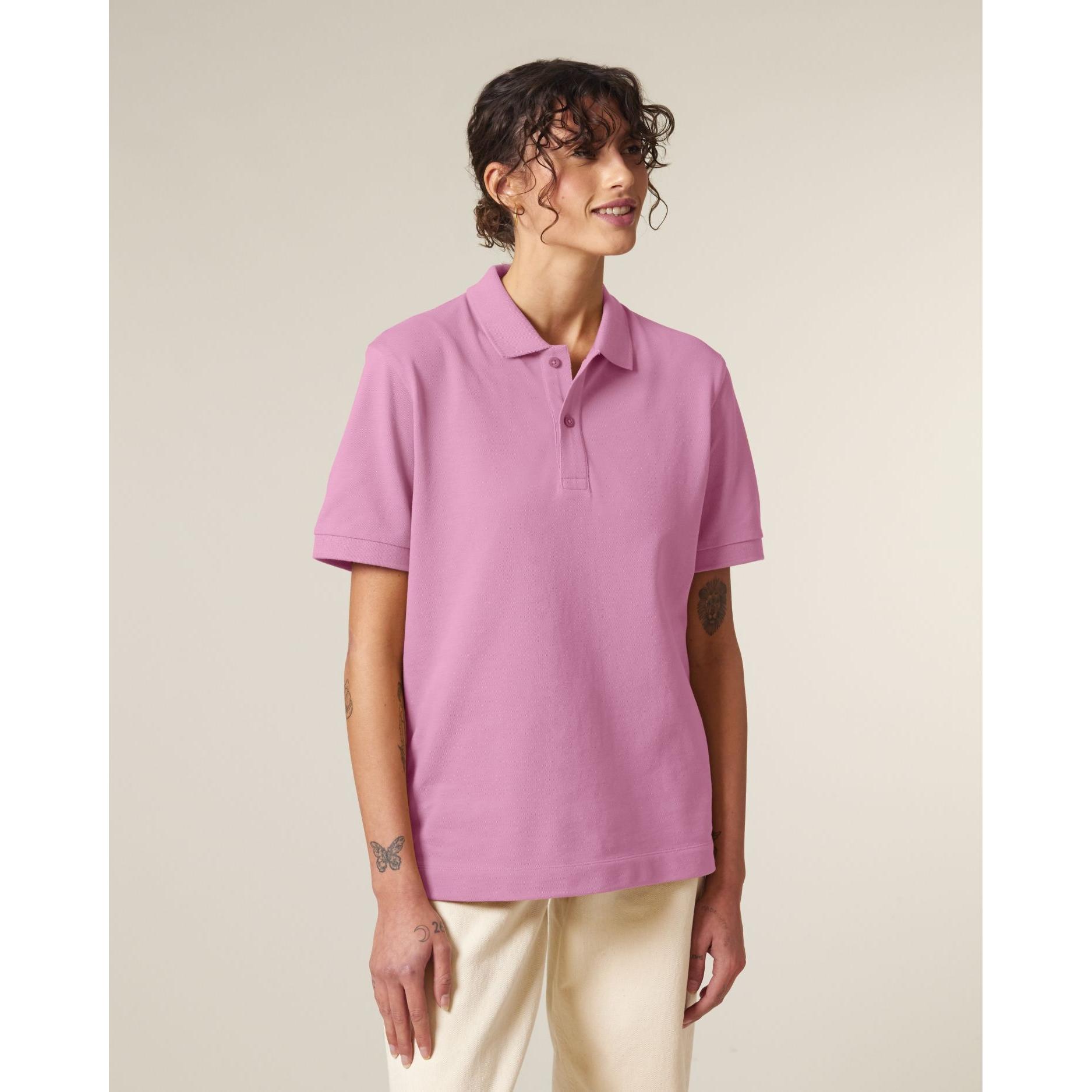 Tricou polo unisex Prepster 2.0 Bubble Pink 2XS