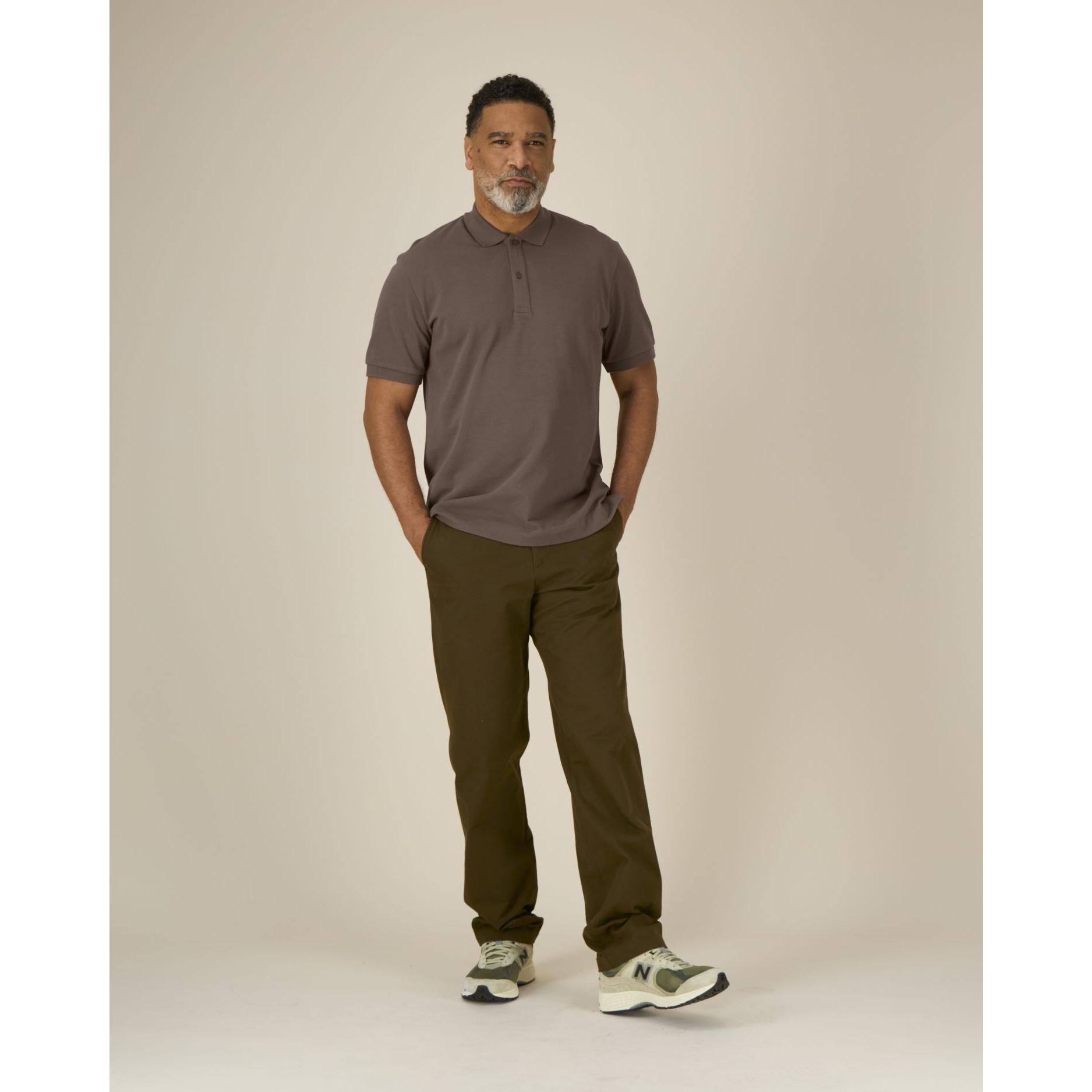 Tricou polo unisex Prepster 2.0 Mocha L