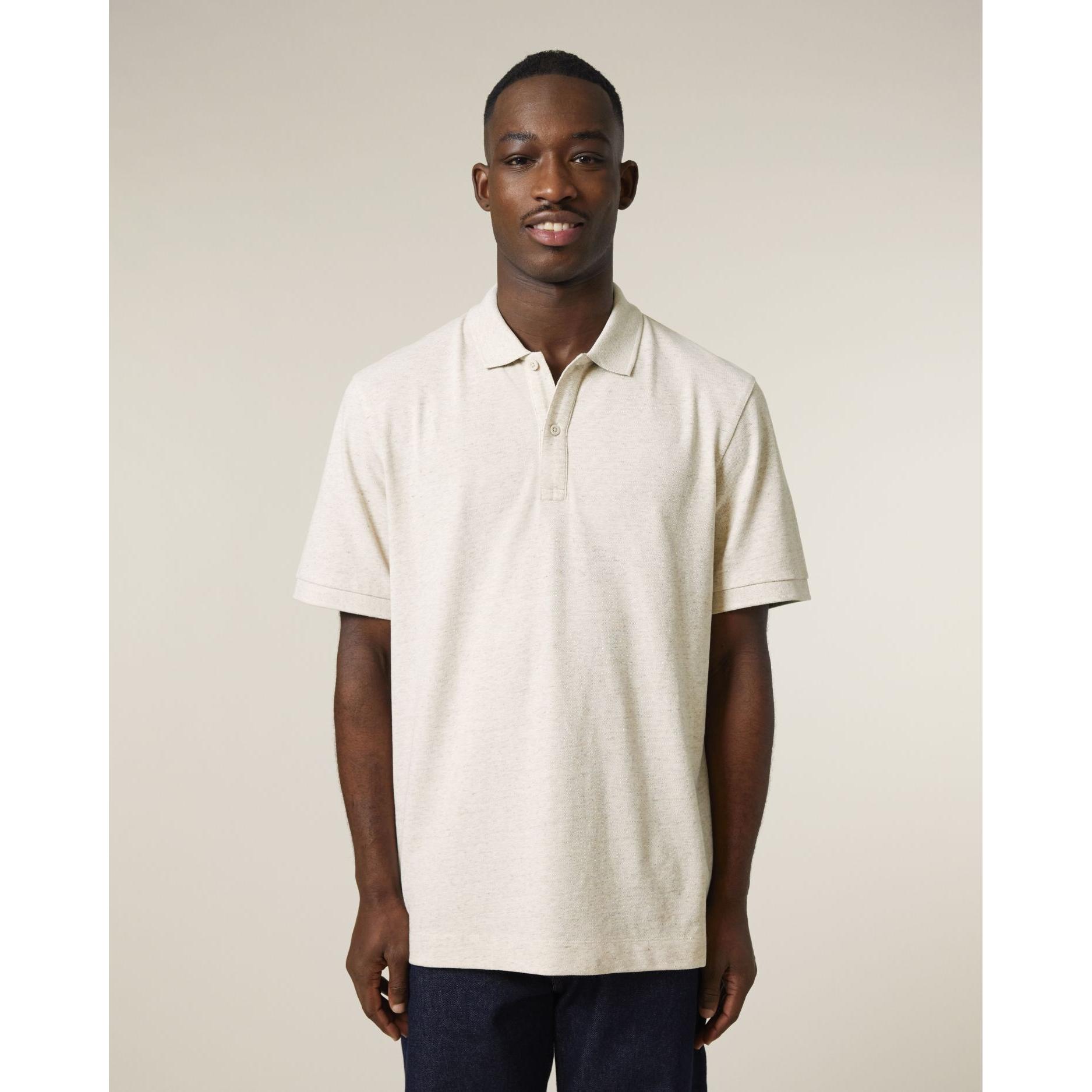 Tricou polo unisex Prepster 2.0 Eco-Heather XL