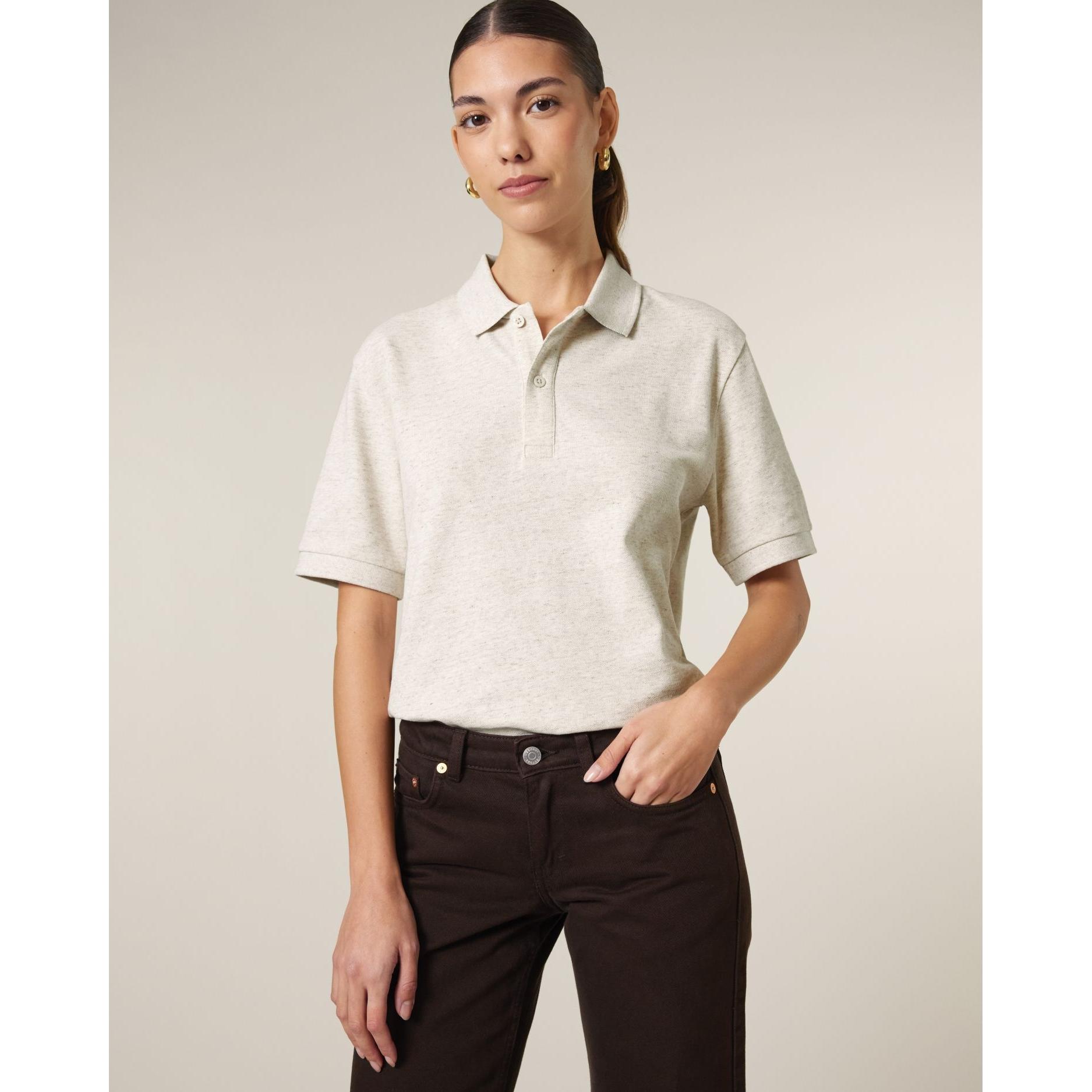 Tricou polo unisex Prepster 2.0 Eco-Heather XL