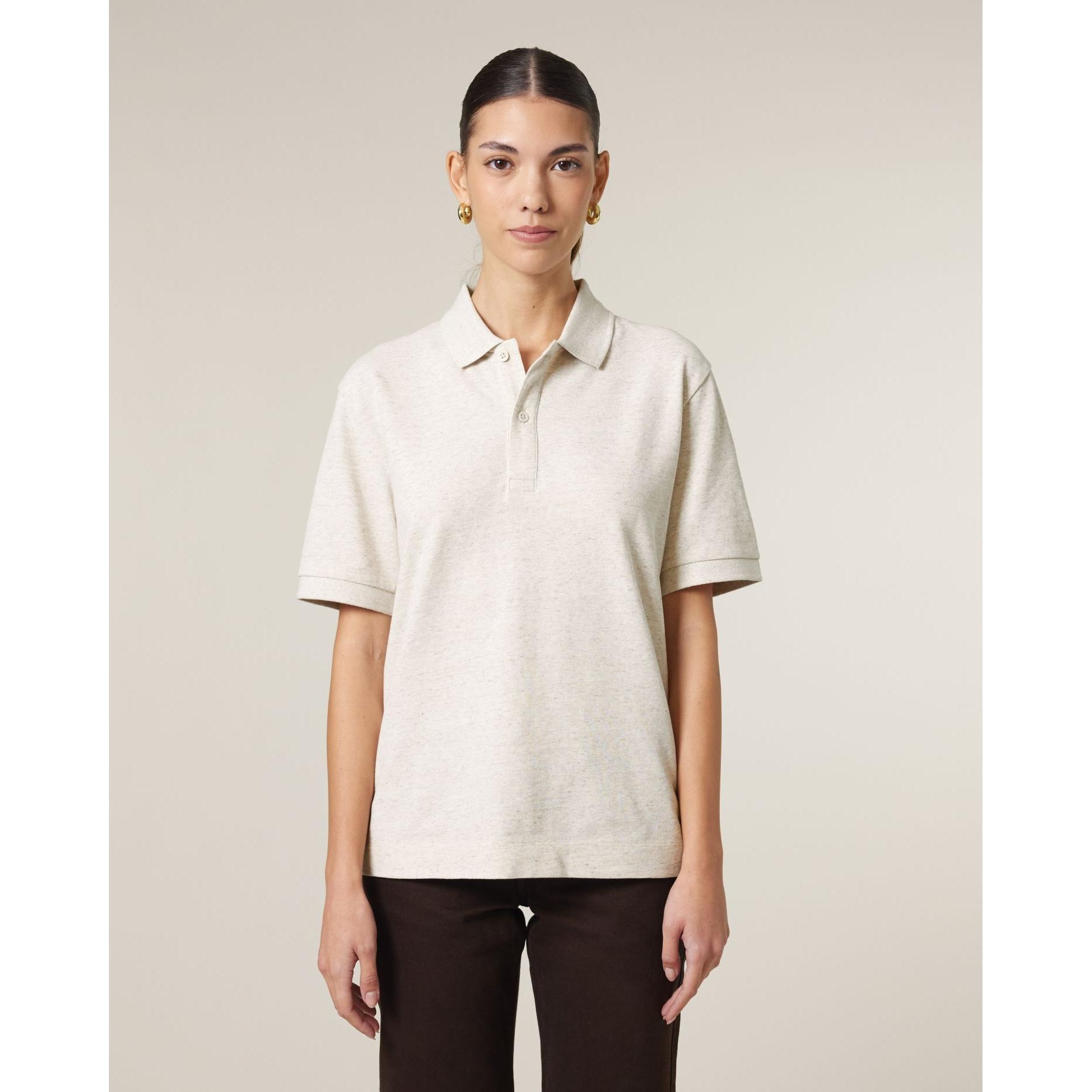 Tricou polo unisex Prepster 2.0 Eco-Heather XL