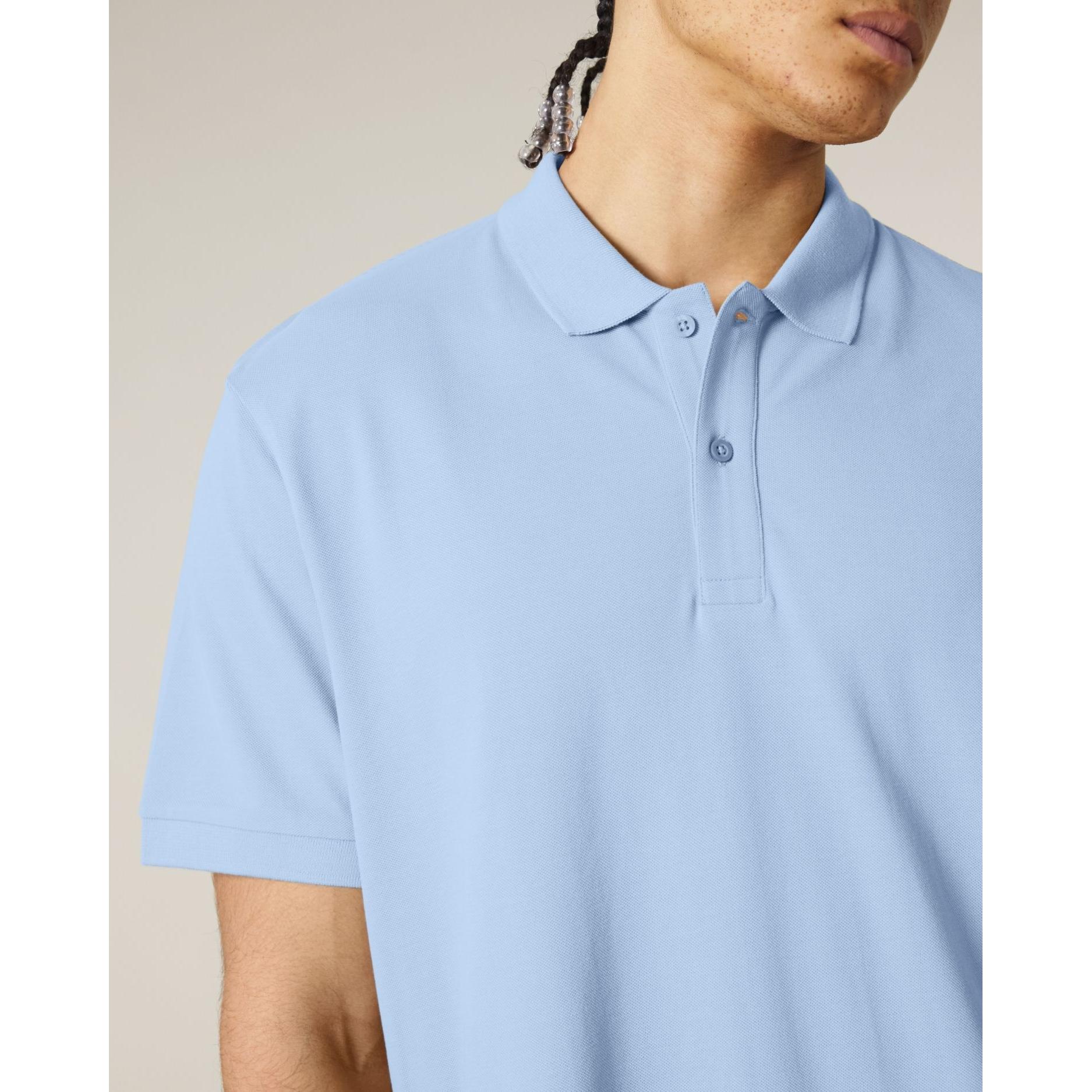 Tricou polo unisex Prepster 2.0 Blue Soul XXL
