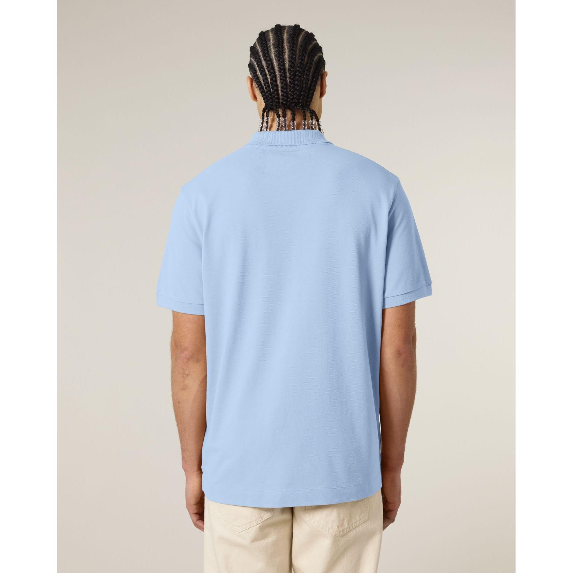 Tricou polo unisex Prepster 2.0 Blue Soul XXL