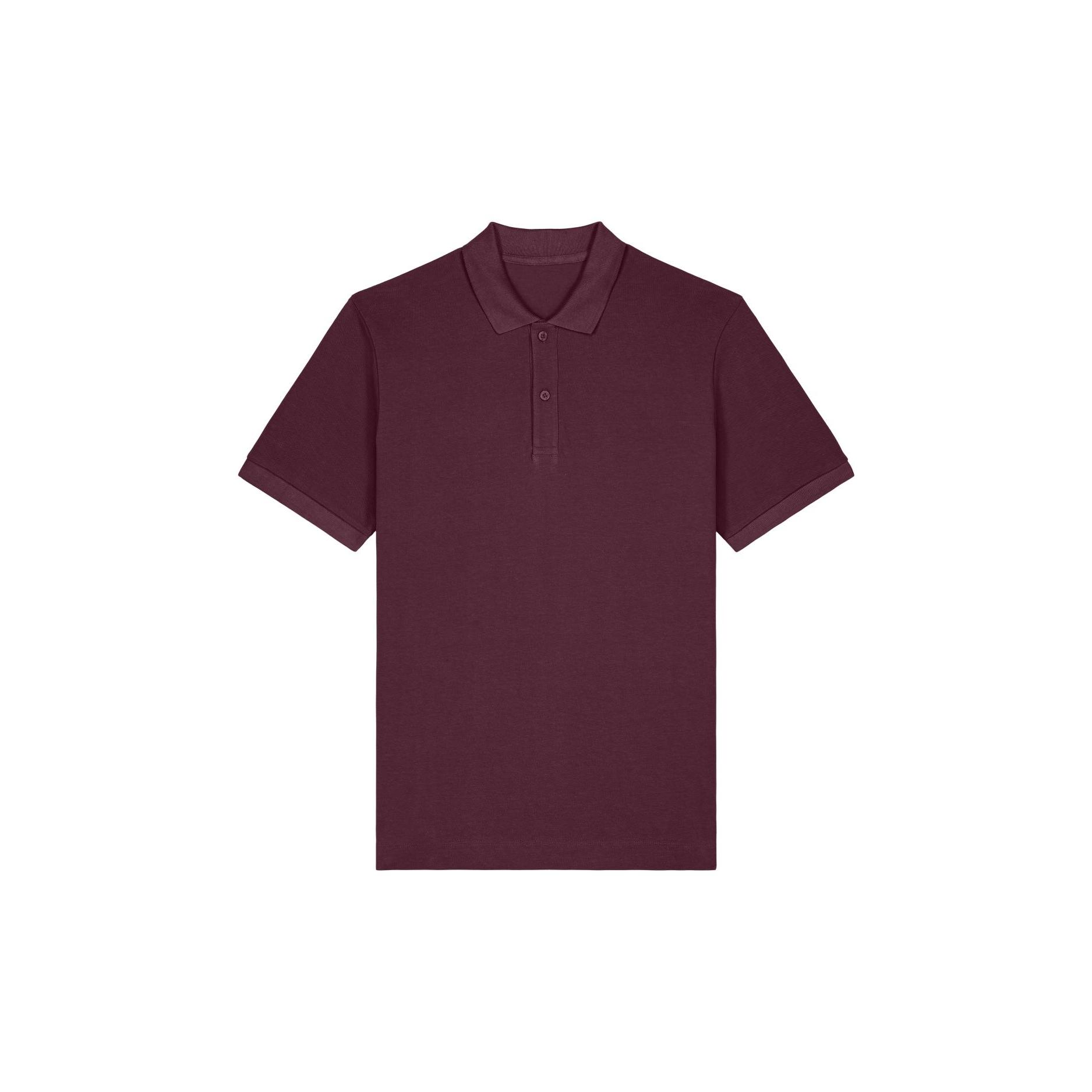 Tricou polo unisex Prepster 2.0 Deep Plum XXL