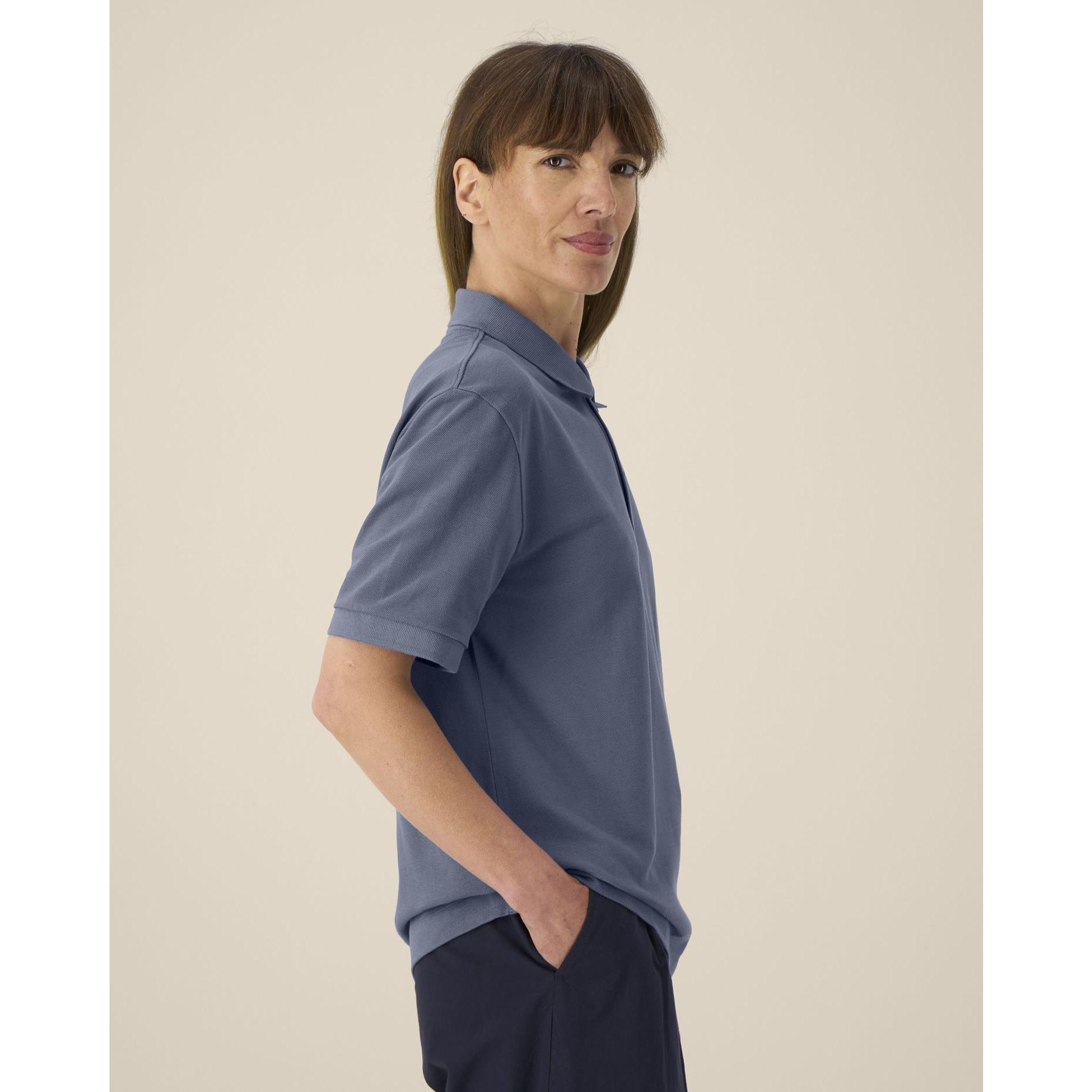 Tricou polo unisex Prepster 2.0 Blue Grey L