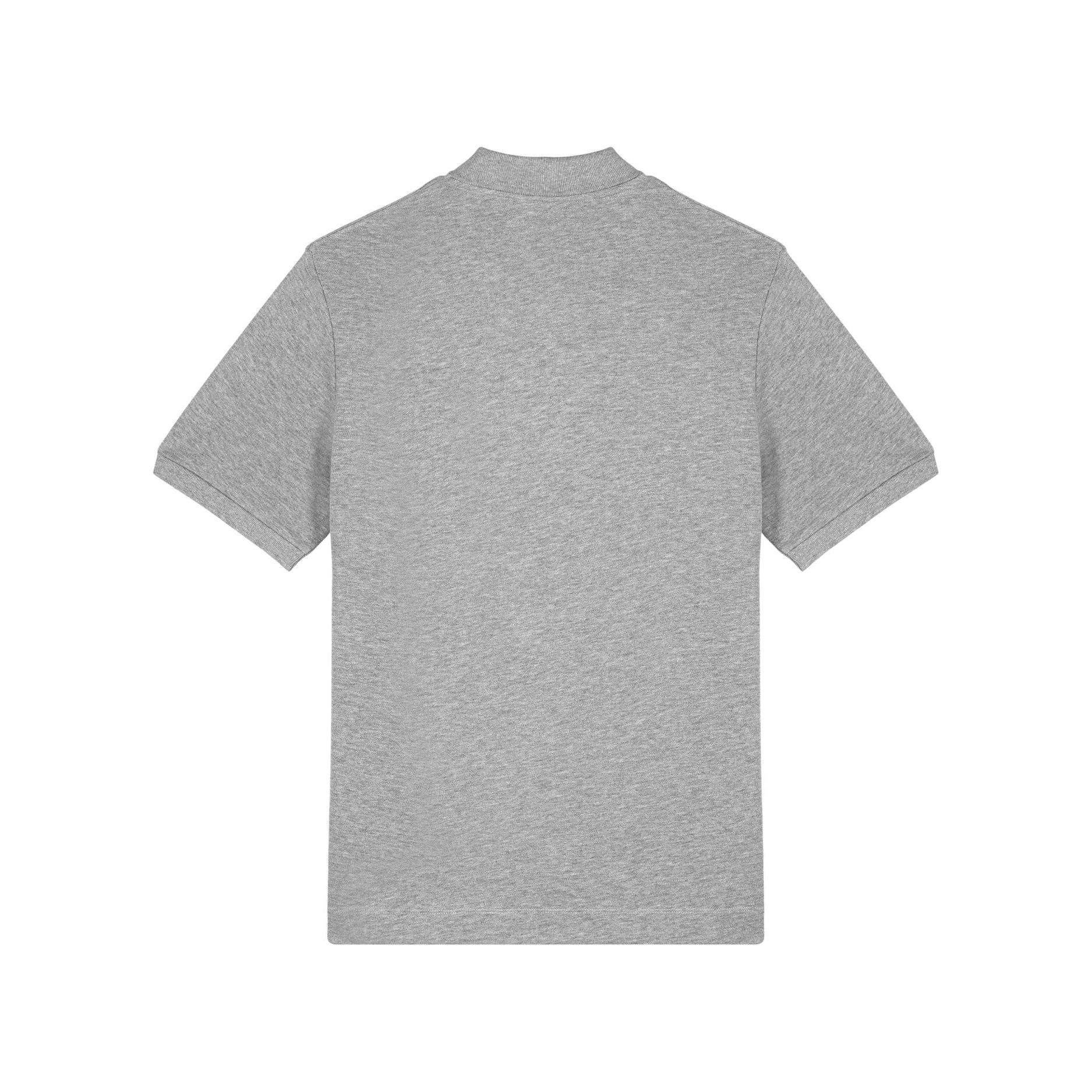 Tricou polo unisex Prepster 2.0 Heather Grey 2XS