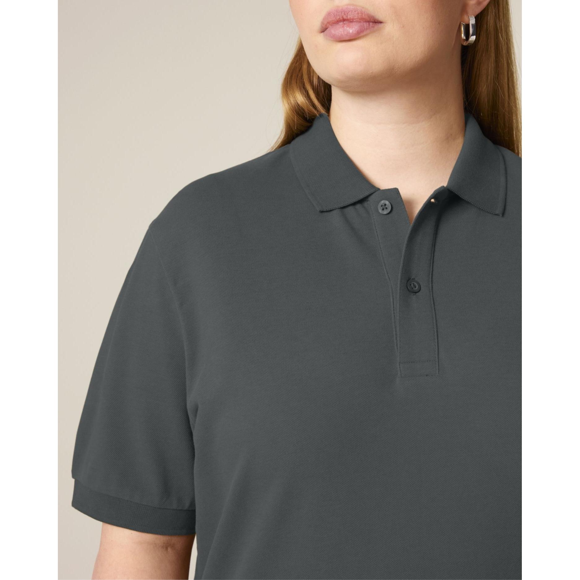 Tricou polo unisex Prepster 2.0 Anthracite 2XS