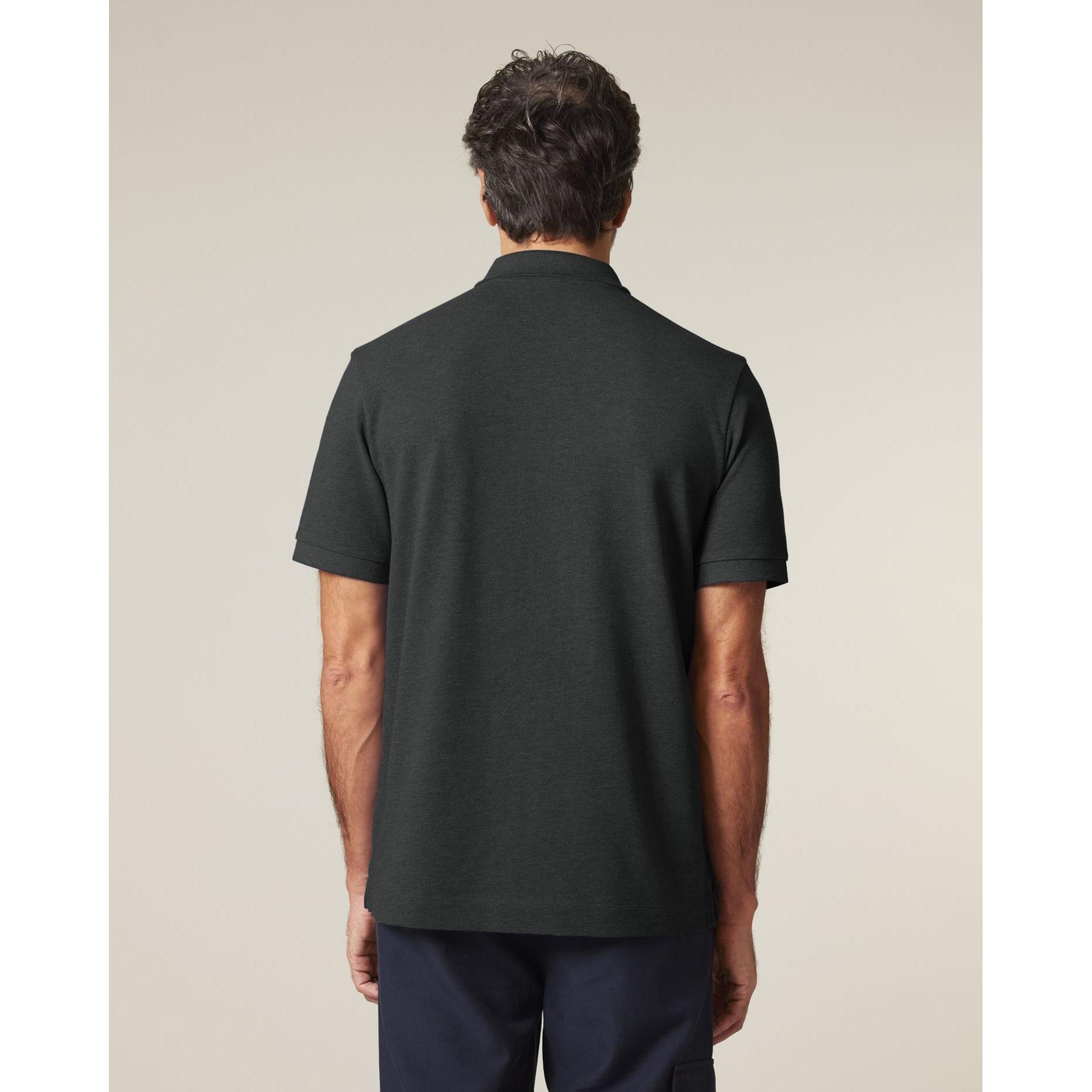 Tricou polo unisex Prepster 2.0 Dark Heather Grey XL