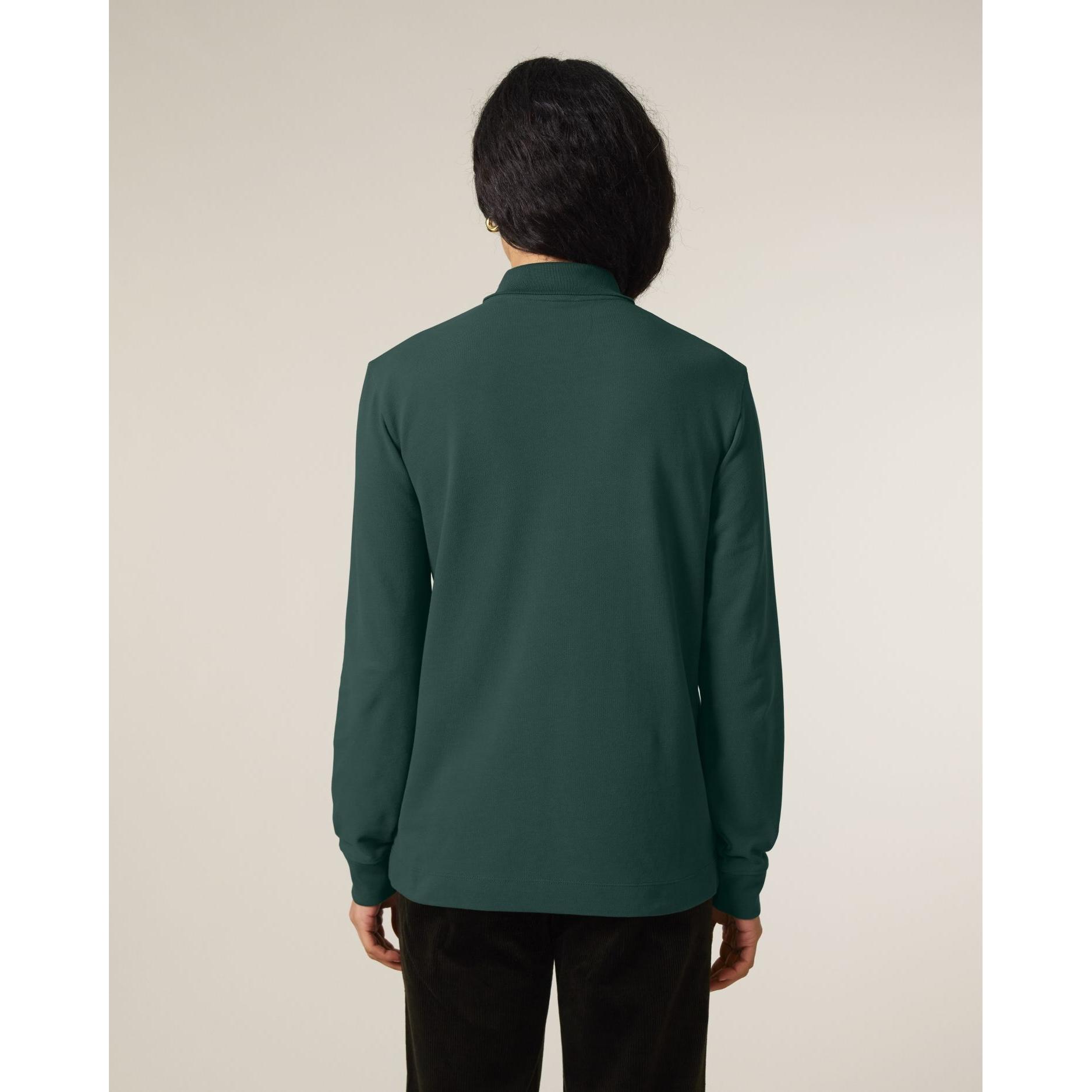 Tricou polo cu mânecă lungă Unisex Prepster 2.0 Glazed Green 3XL