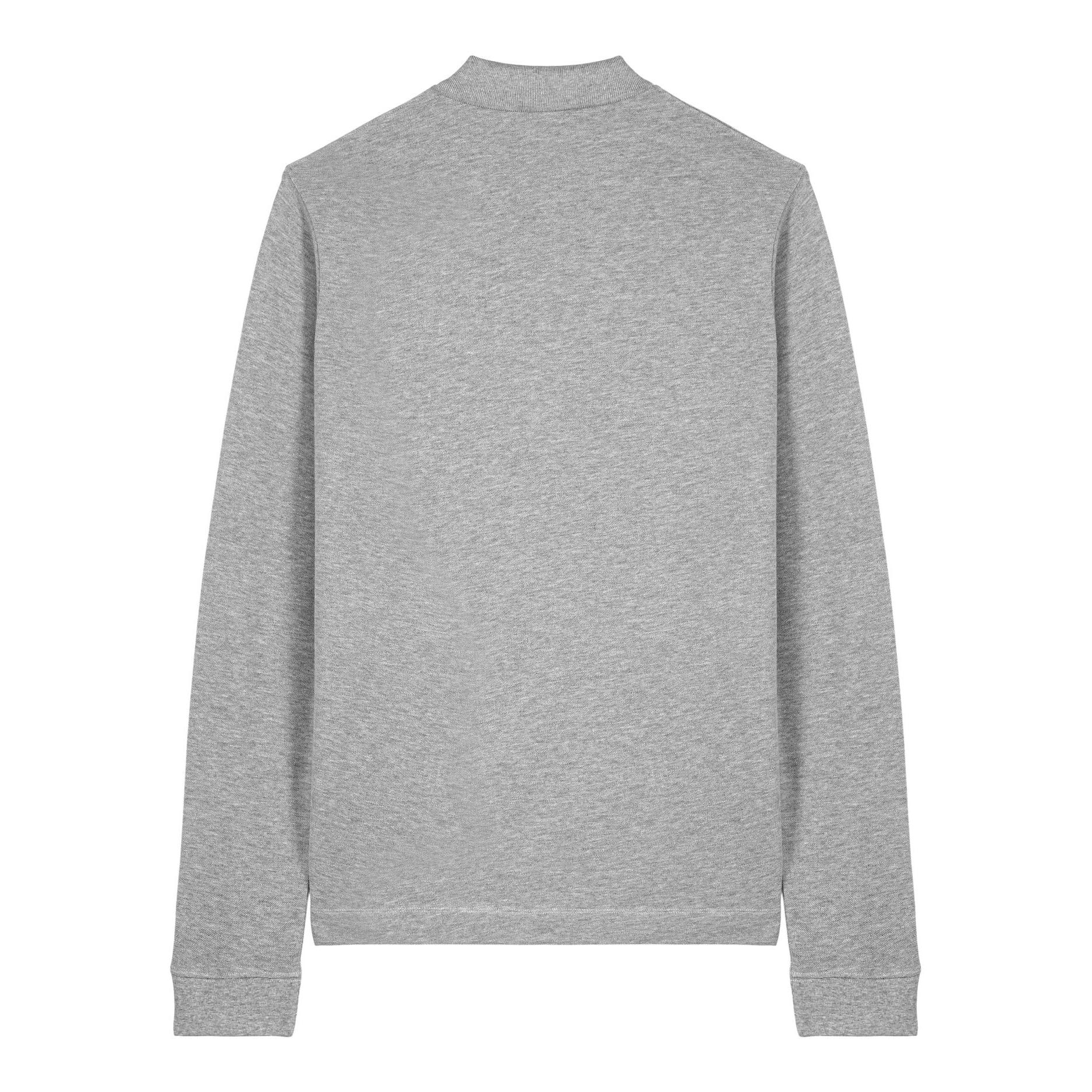 Tricou polo cu mânecă lungă Unisex Prepster 2.0 Heather Grey 2XS