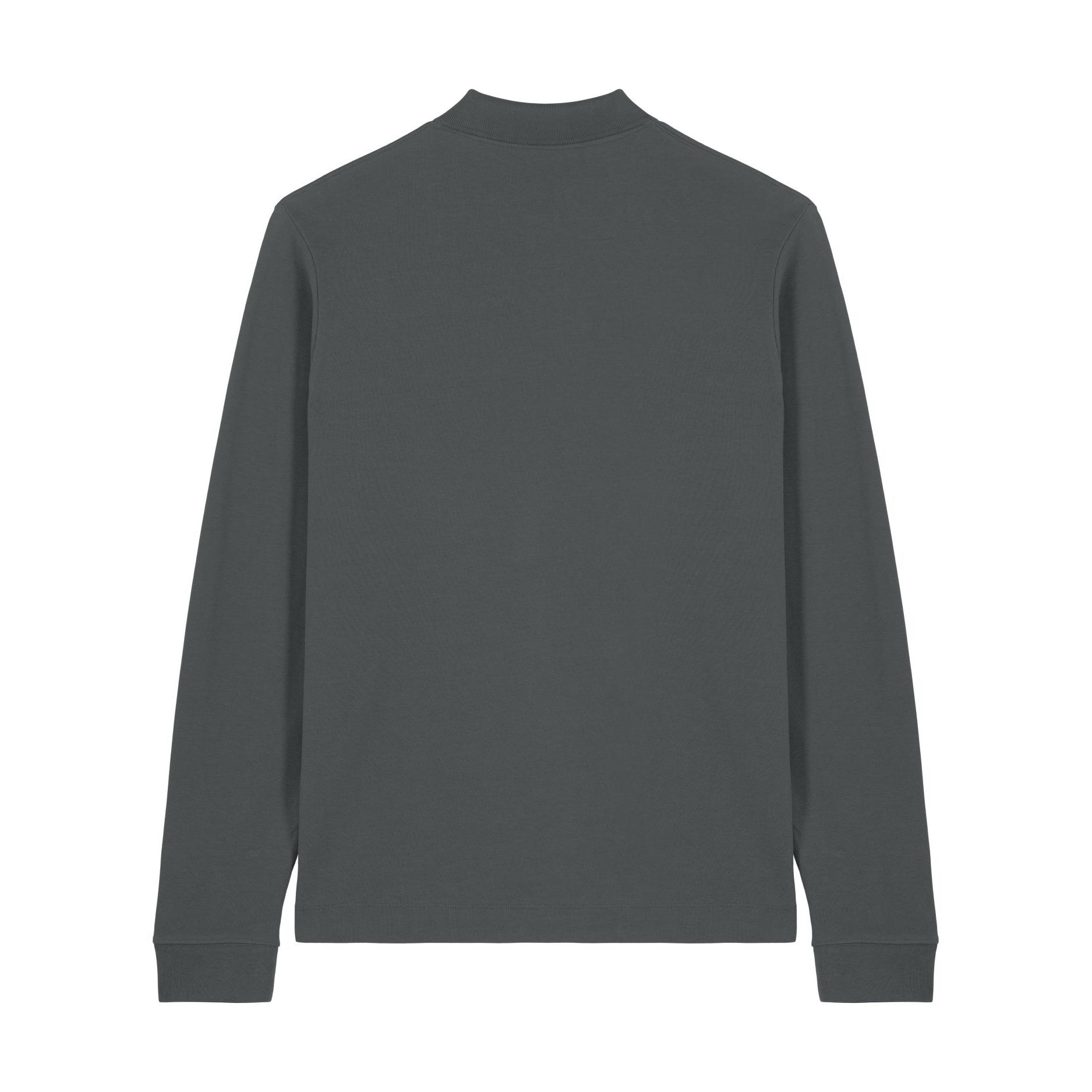 Tricou polo cu mânecă lungă Unisex Prepster 2.0 Anthracite S