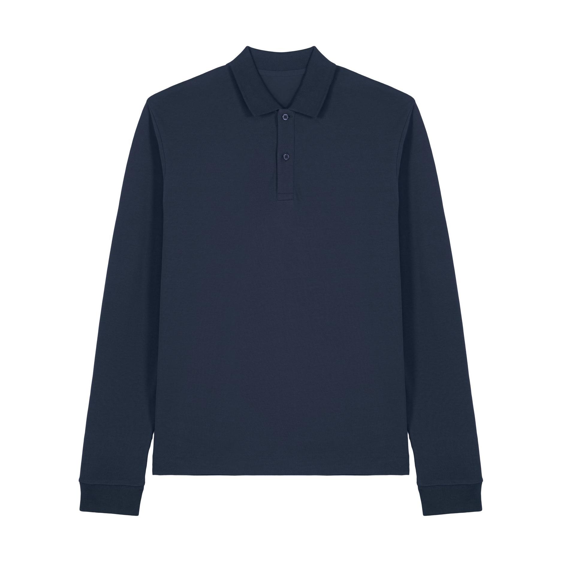 Tricou polo cu mânecă lungă Unisex Prepster 2.0 French Navy 3XL