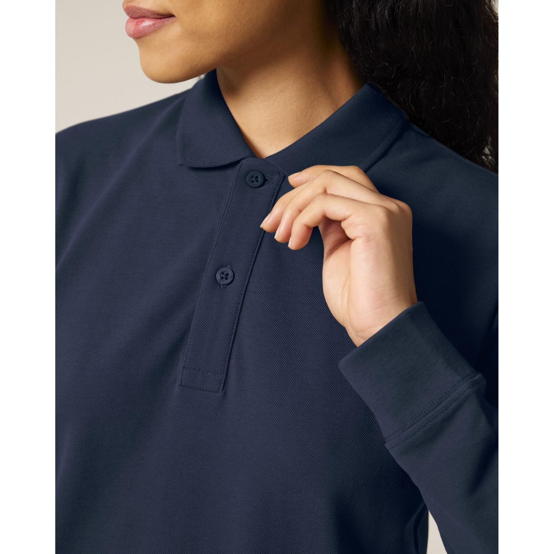 Tricou polo cu mânecă lungă Unisex Prepster 2.0 French Navy M