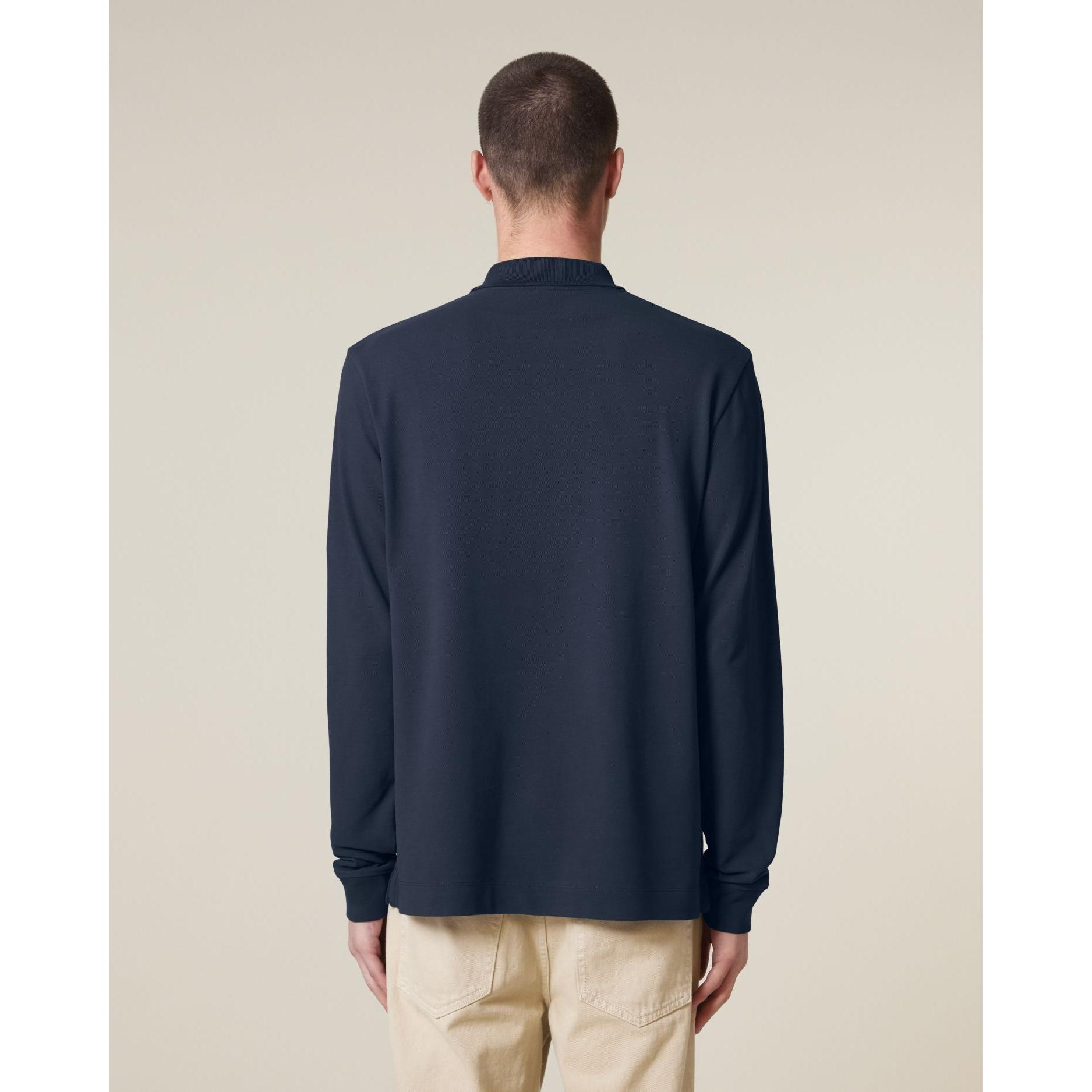 Tricou polo cu mânecă lungă Unisex Prepster 2.0 French Navy M