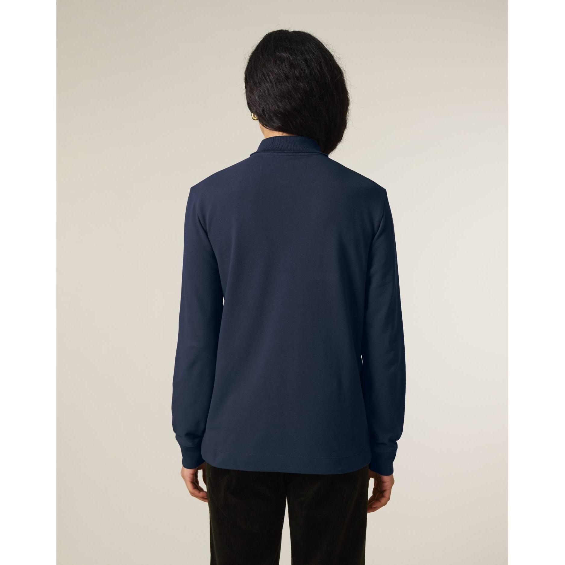 Tricou polo cu mânecă lungă Unisex Prepster 2.0 French Navy M