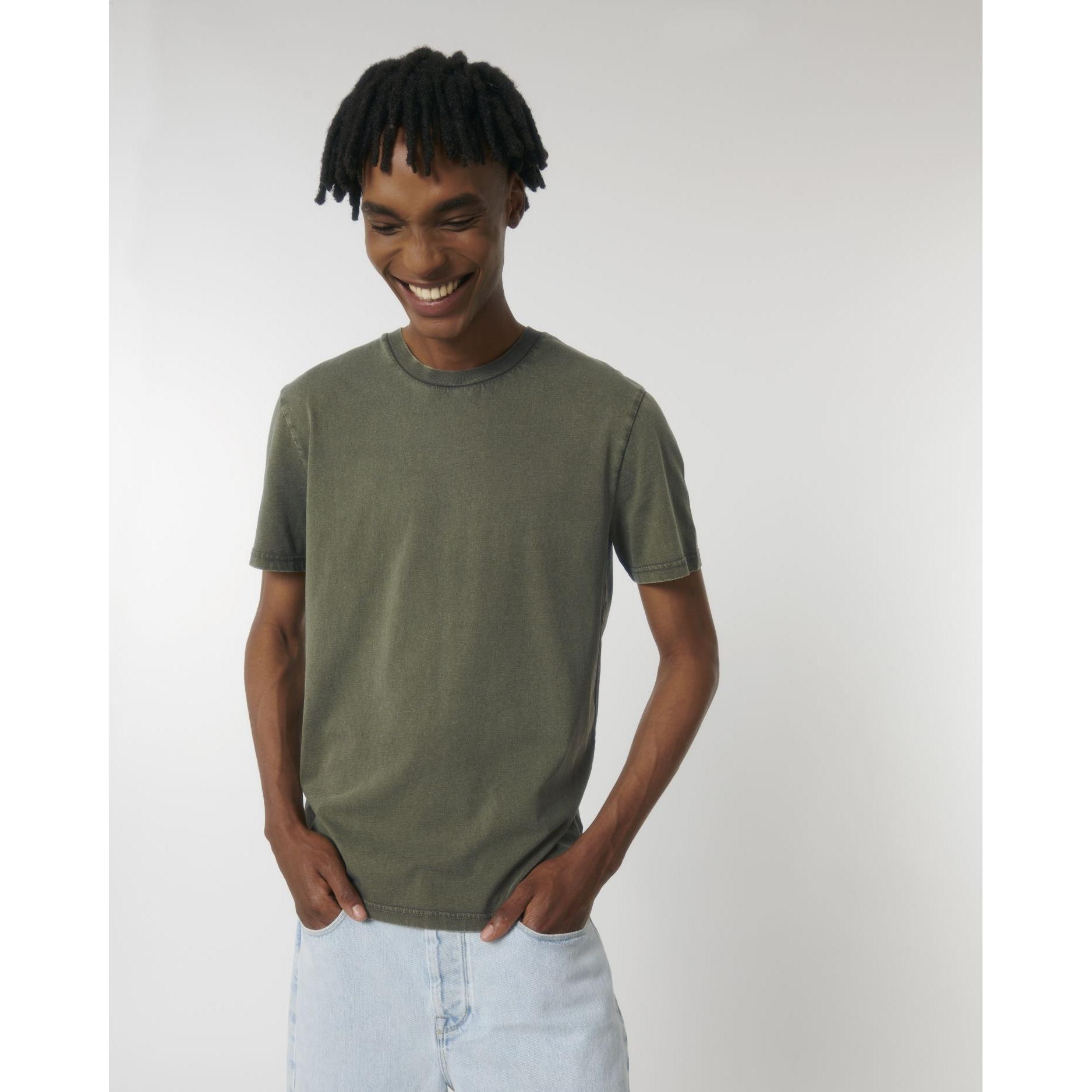 Tricou unisex Crafter Vintage G. Dyed Khaki 2XS