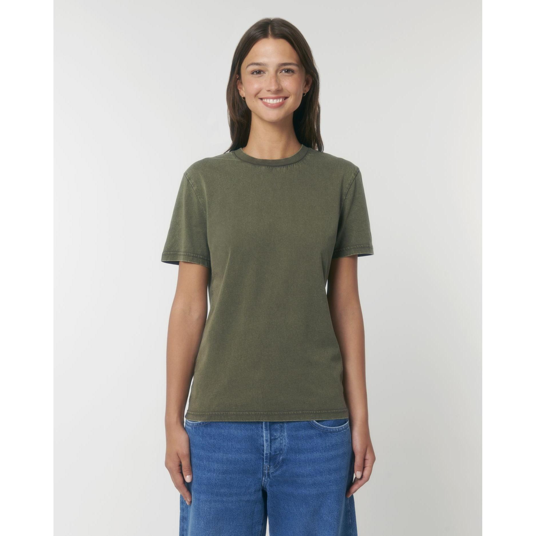 Tricou unisex Crafter Vintage G. Dyed Khaki 2XS