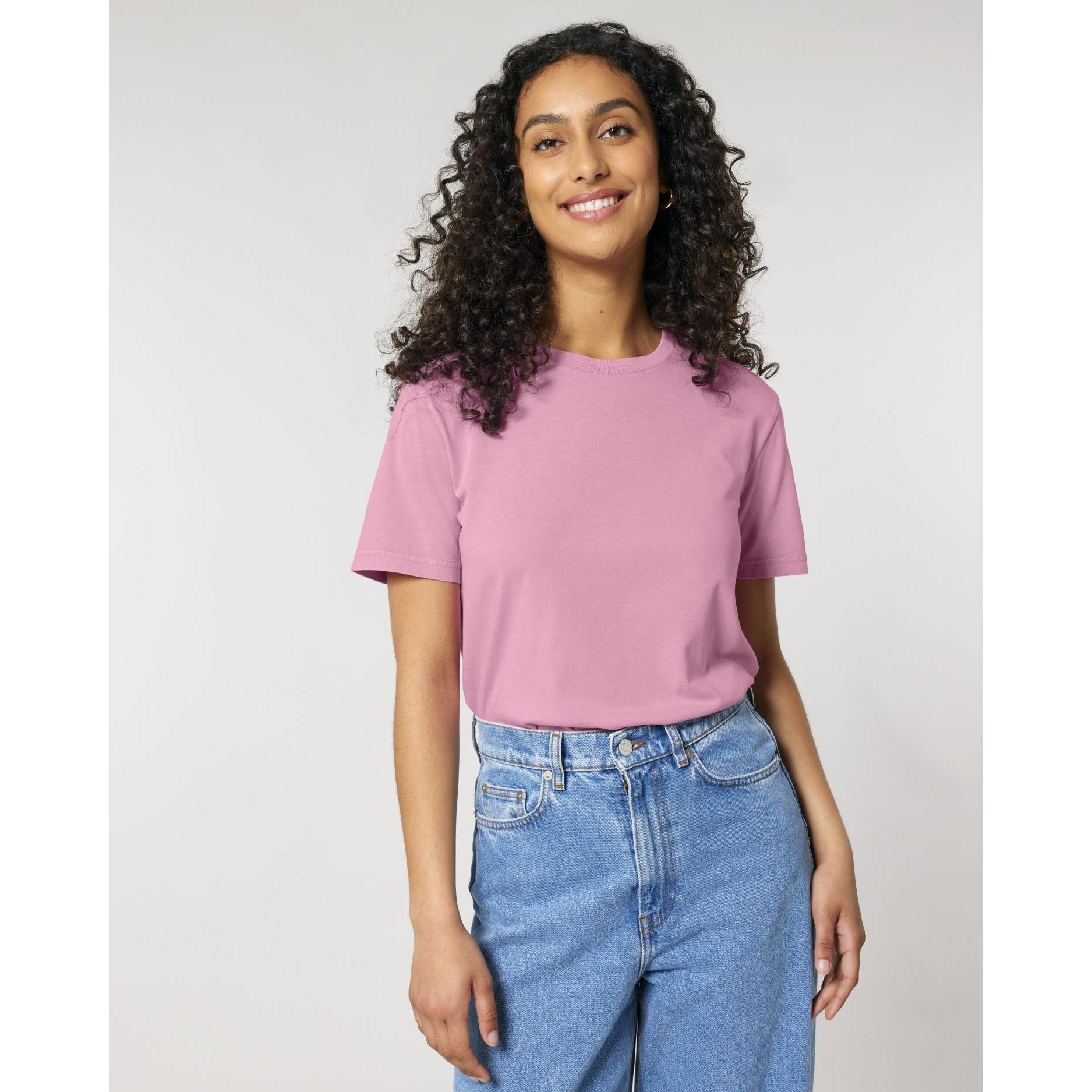 Tricou unisex Crafter Vintage G. Dyed Bubble Pink 2XS