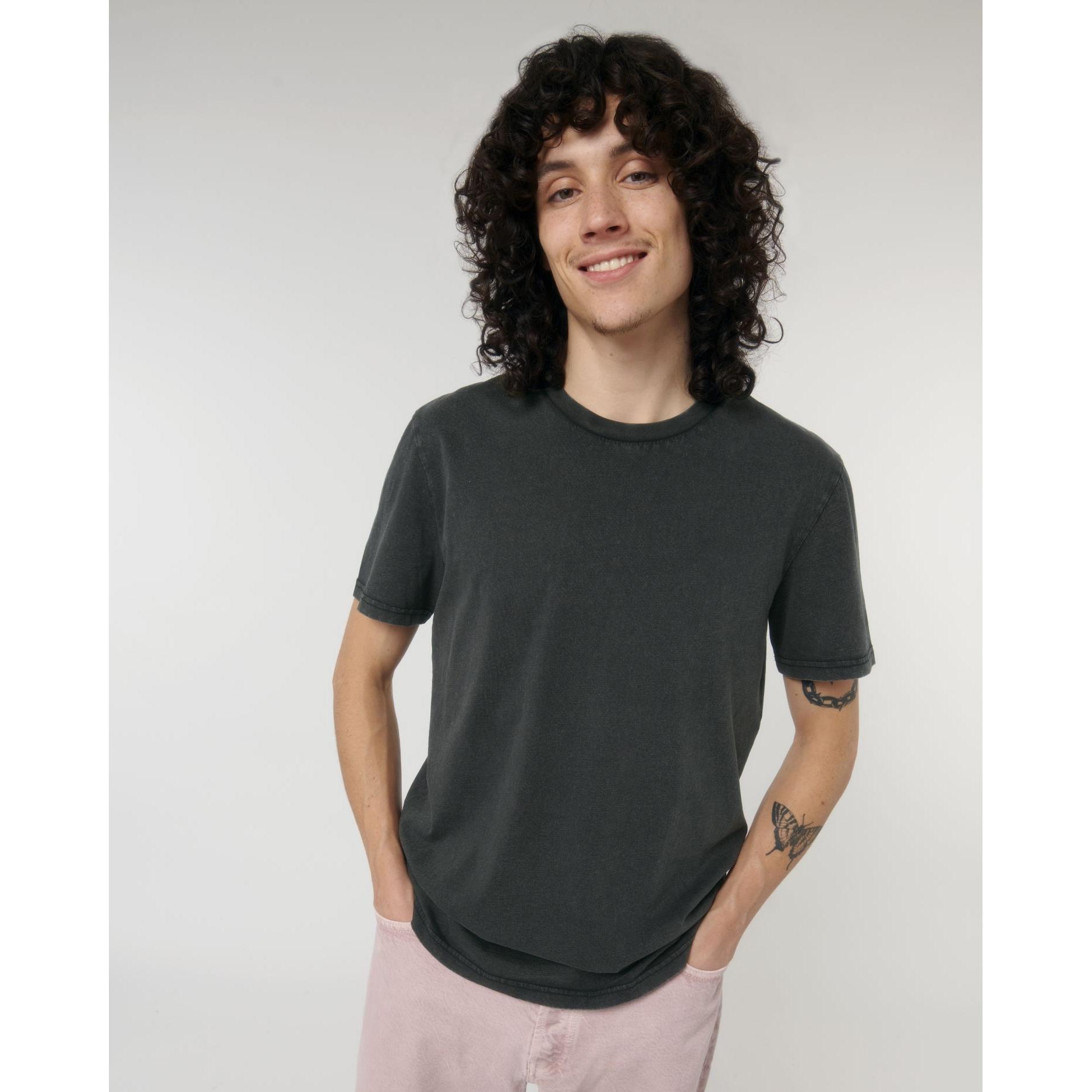 Tricou unisex Crafter Vintage G. Dyed Black Rock S