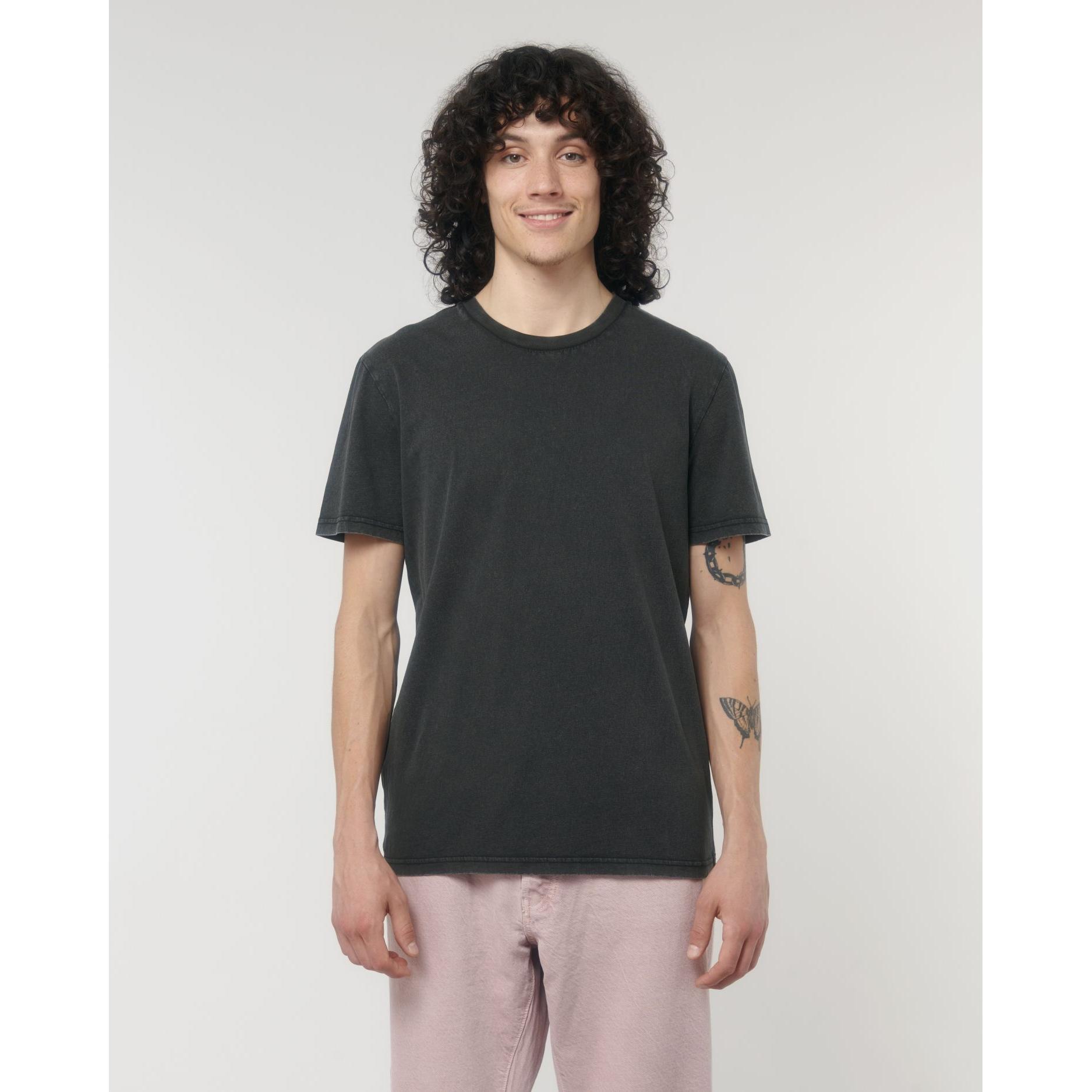 Tricou unisex Crafter Vintage G. Dyed Black Rock S