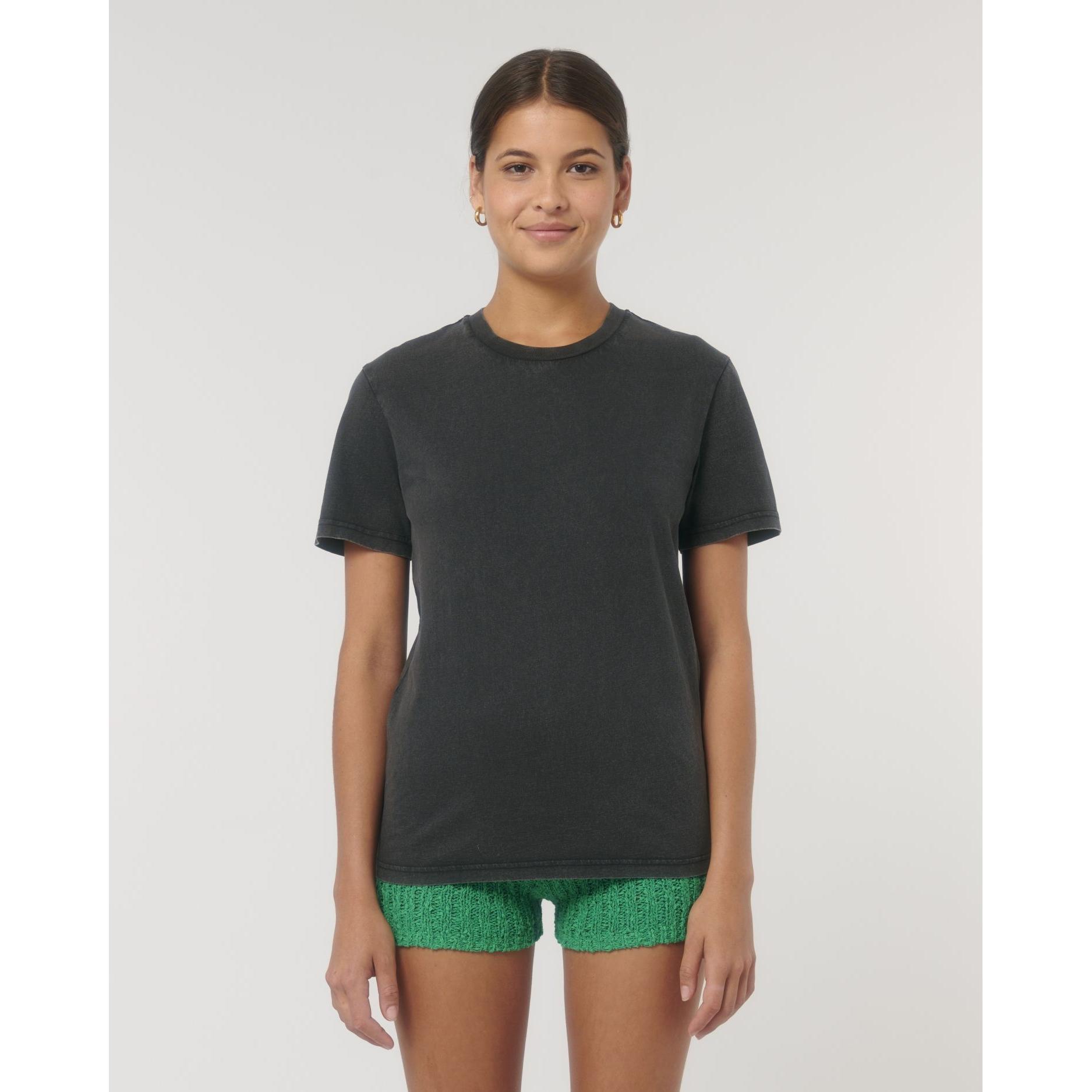 Tricou unisex Crafter Vintage G. Dyed Black Rock S
