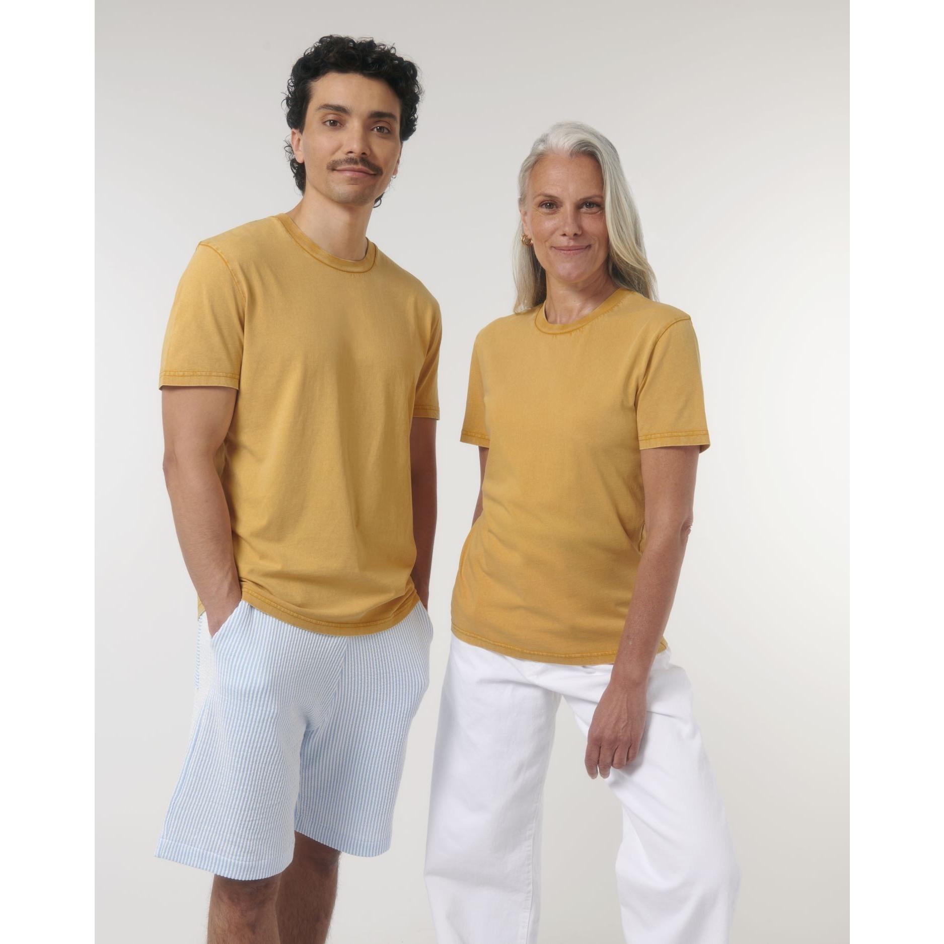 Tricou unisex Crafter Vintage G. Dyed Gold Ochre L