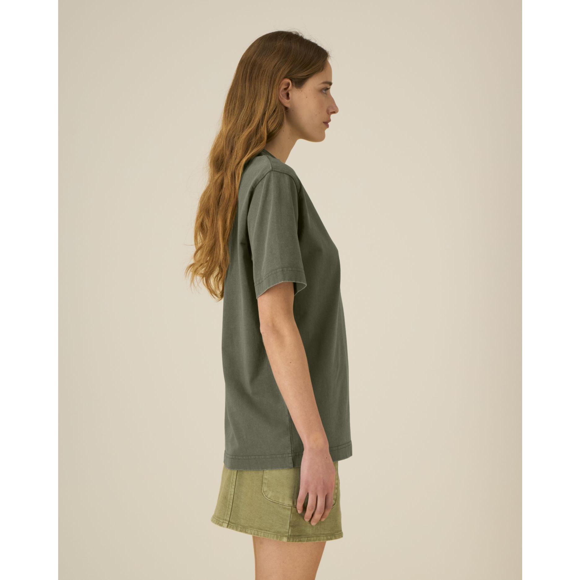 Tricou unisex Freestyler Vintage G. Dyed Khaki 2XS