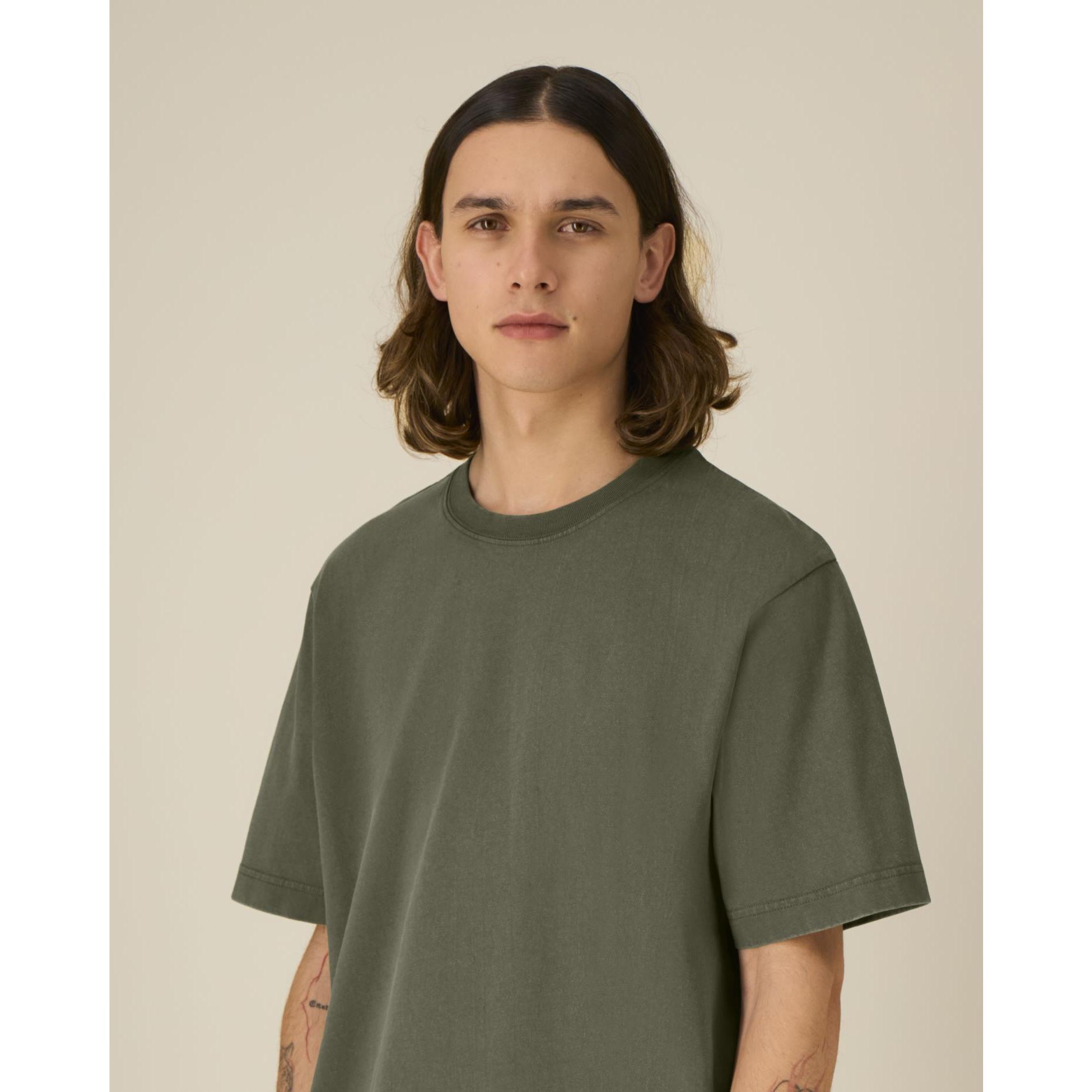 Tricou unisex Freestyler Vintage G. Dyed Khaki 2XS