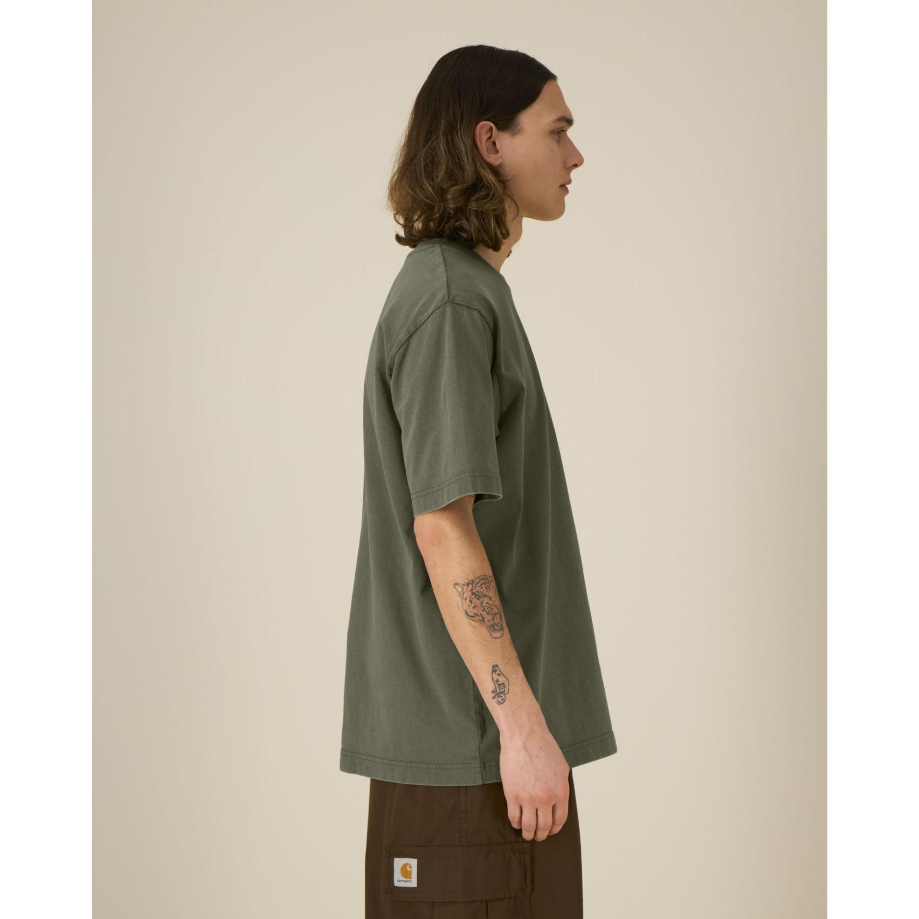 Tricou unisex Freestyler Vintage G. Dyed Khaki 2XS