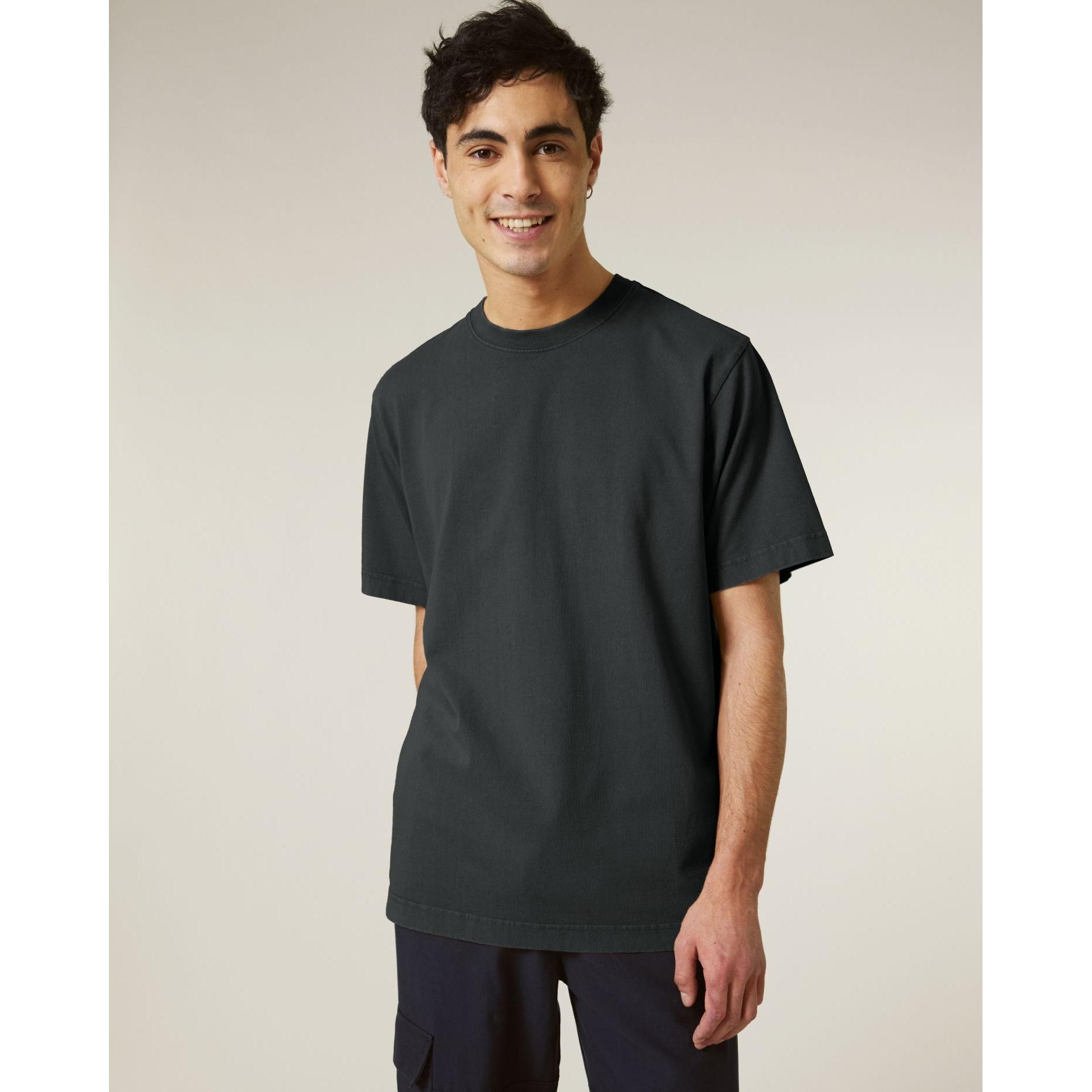 Tricou unisex Freestyler Vintage G. Dyed Black Rock S