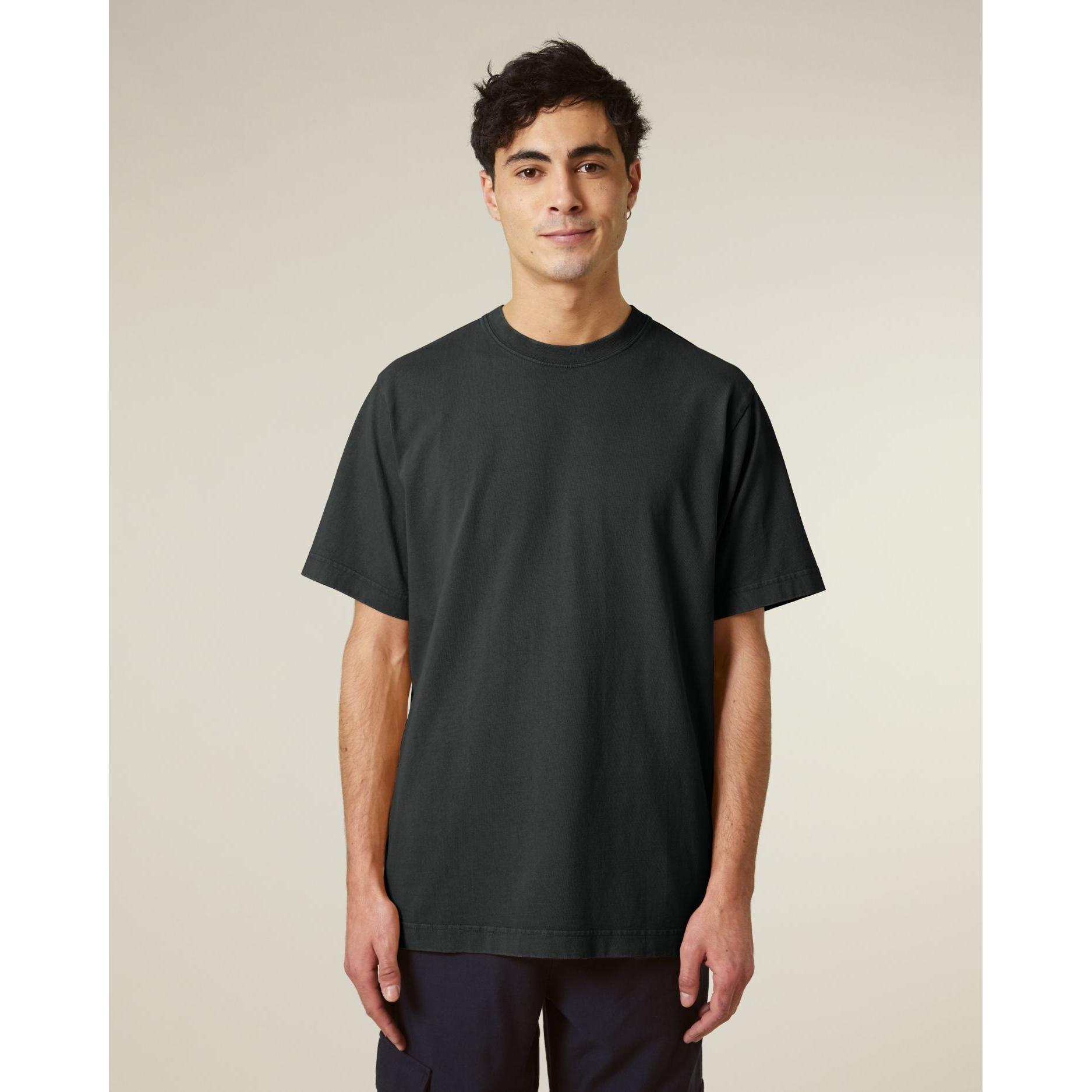 Tricou unisex Freestyler Vintage G. Dyed Black Rock S