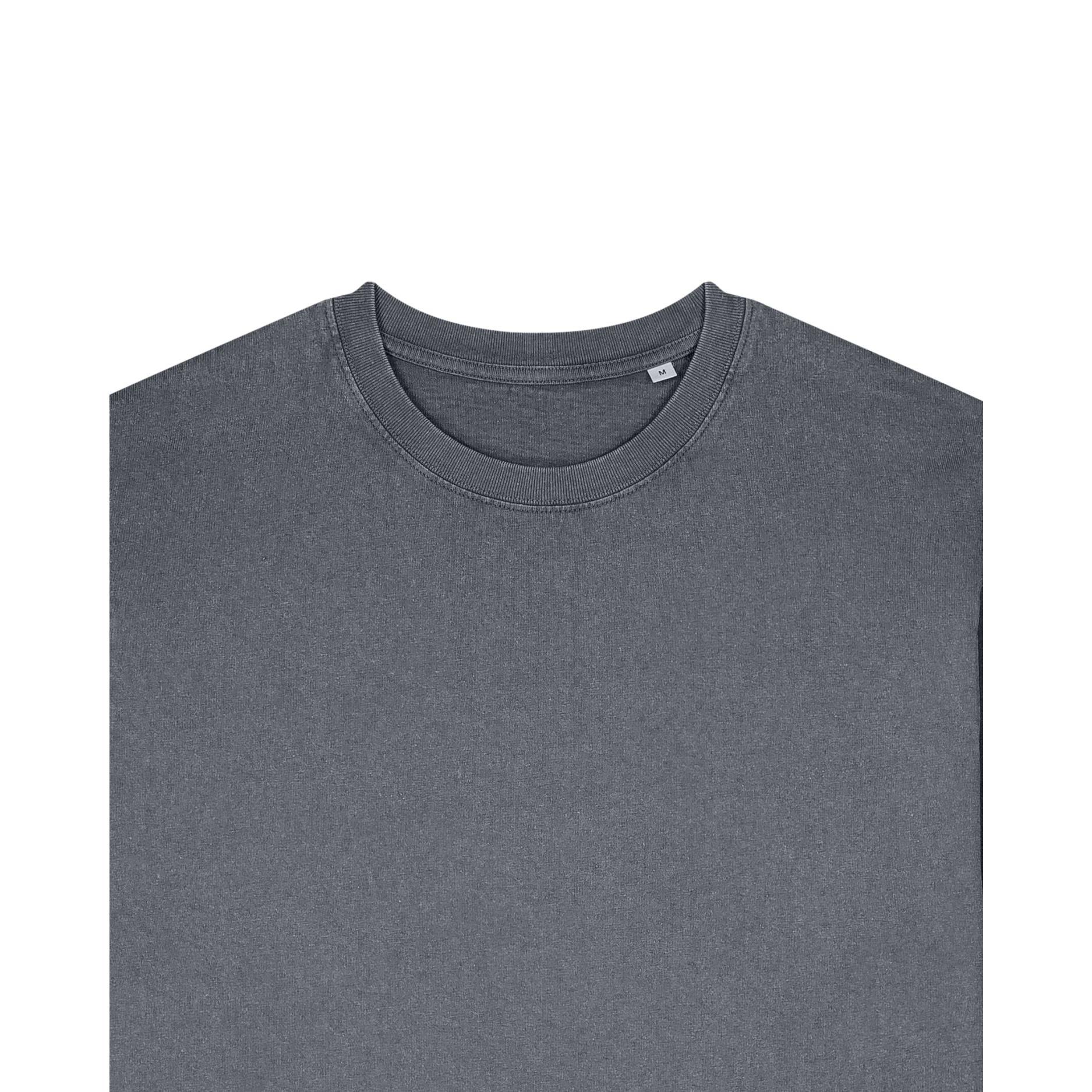 Tricou unisex Freestyler Vintage G. Dyed Anthracite L