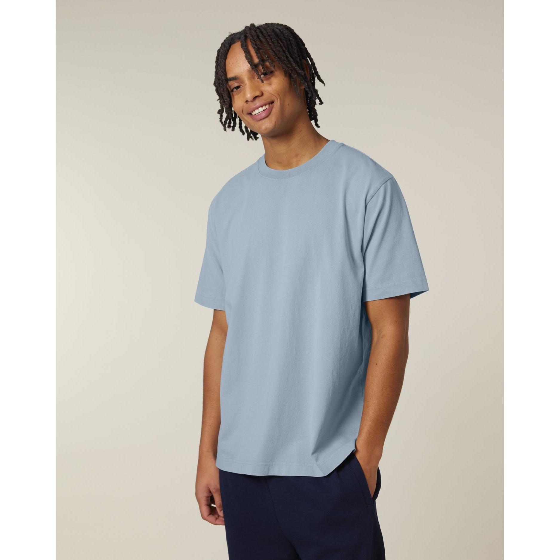Tricou unisex Freestyler Vintage G. Dyed Blue Stone L
